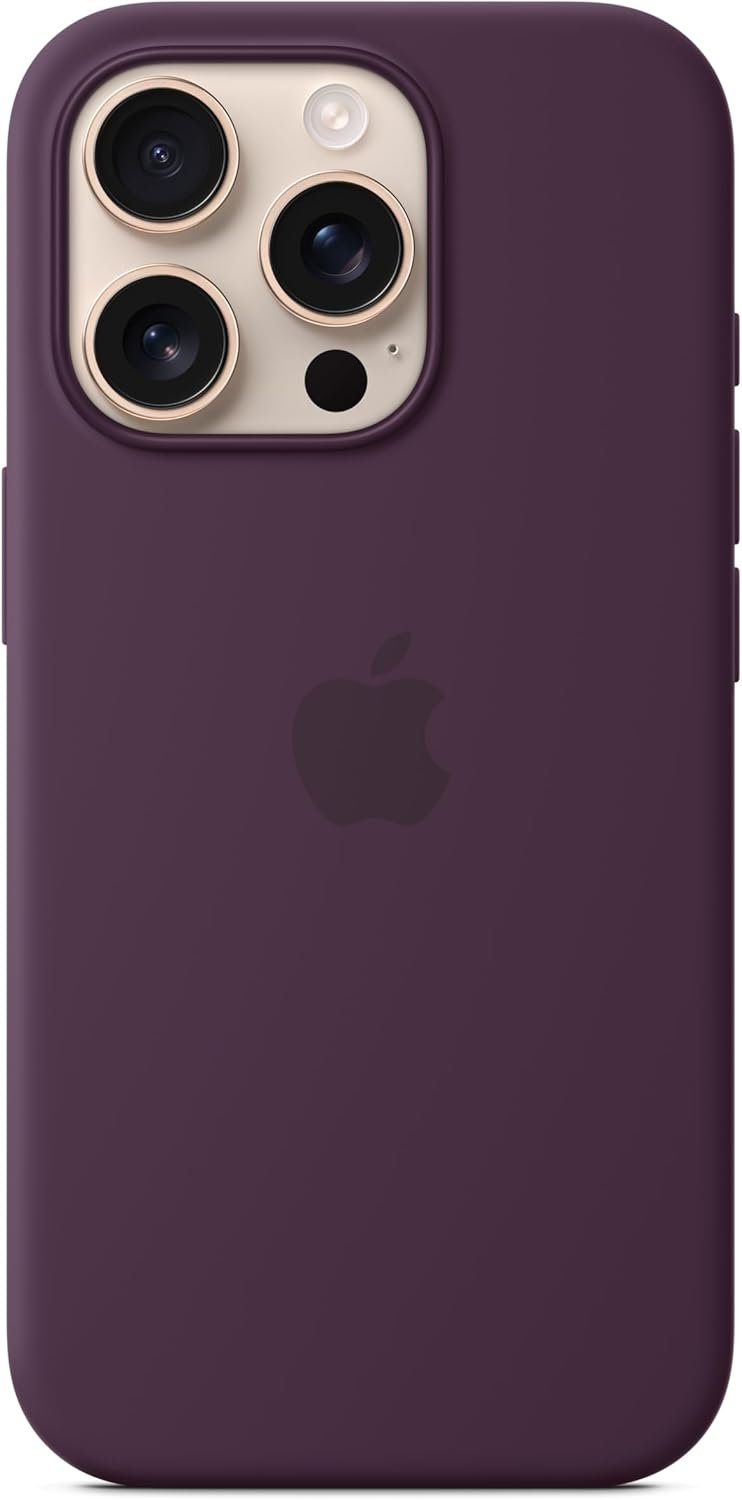 Θήκη iPhone 16 Pro Official Apple Silicone Case Σιλικόνης με MagSafe Plum