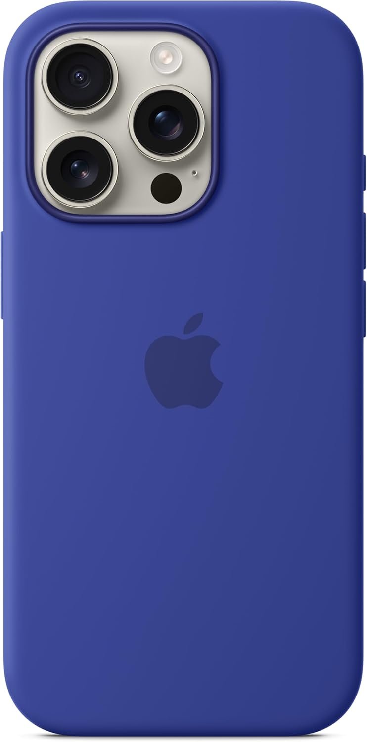 Θήκη iPhone 16 Pro Official Apple Silicone Case Σιλικόνης με MagSafe Ultramarine