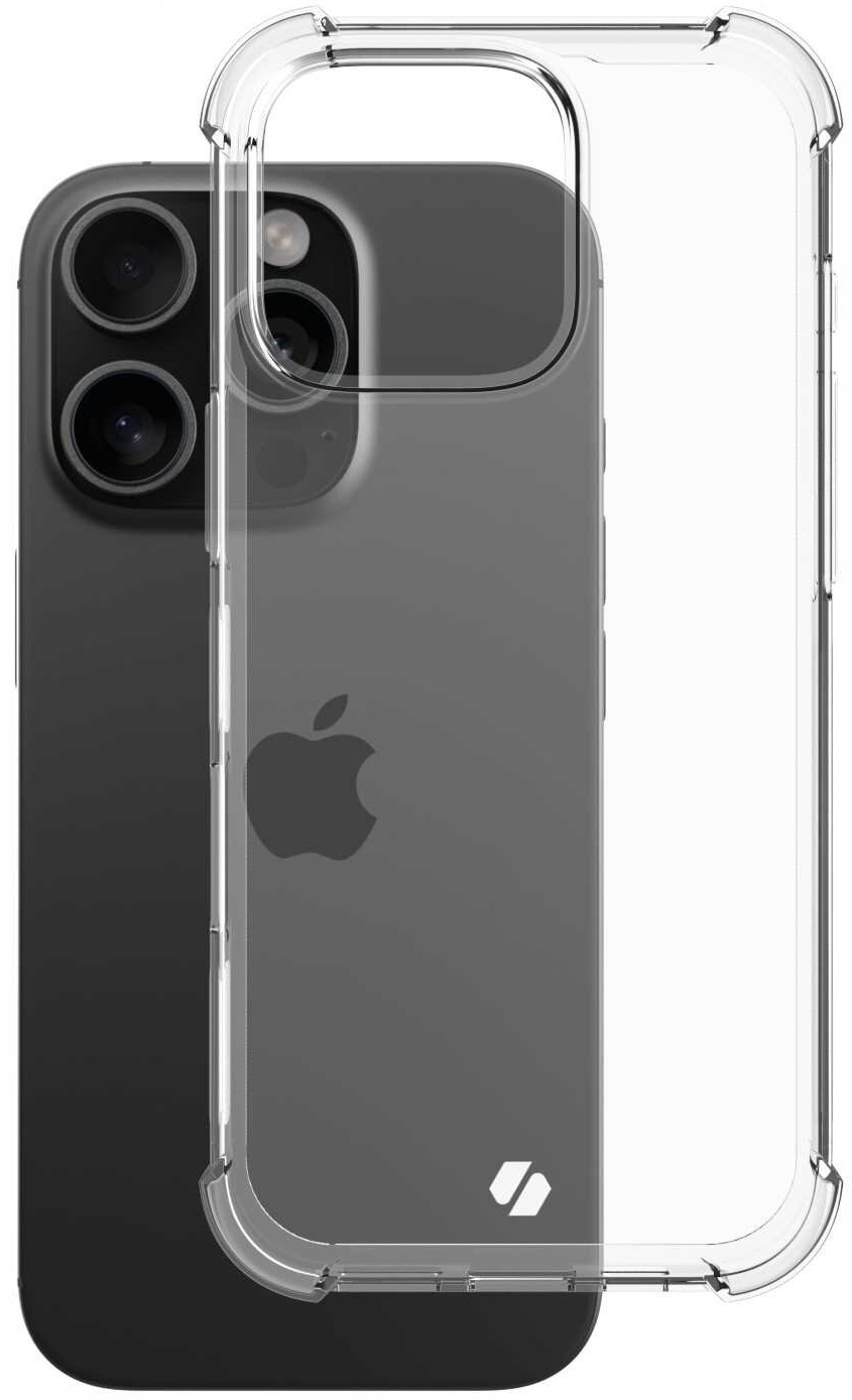Θήκη iPhone 16 Pro Spacecase Anti-Shock Διάφανη Σιλικόνης 1mm Clear