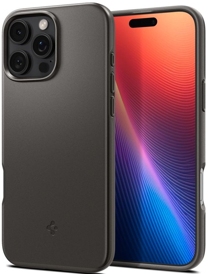 Θήκη iPhone 16 Pro Spigen Thin Fit MagFit Σκληρή με MagSafe Gunmetal