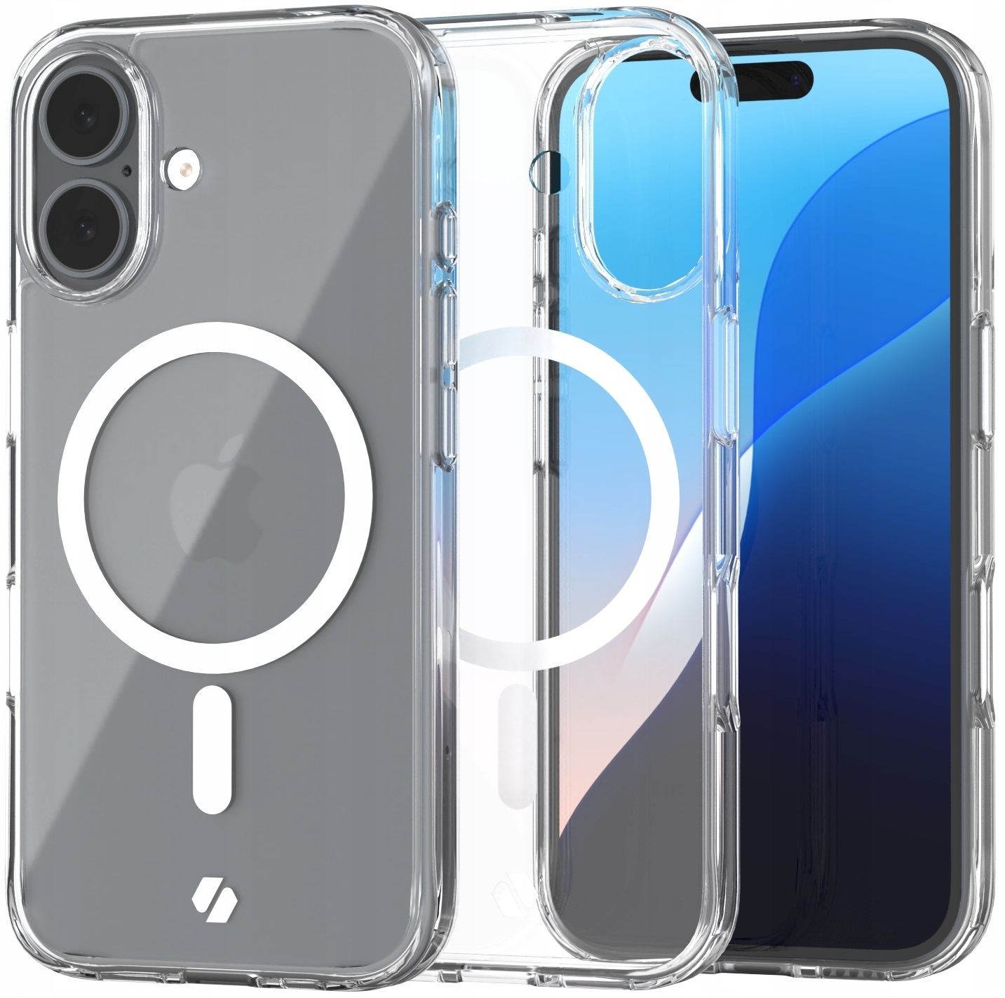 Θήκη iPhone 16 Spacecase Clear MagSafe Σκληρή Διάφανη με MagSafe Transparent