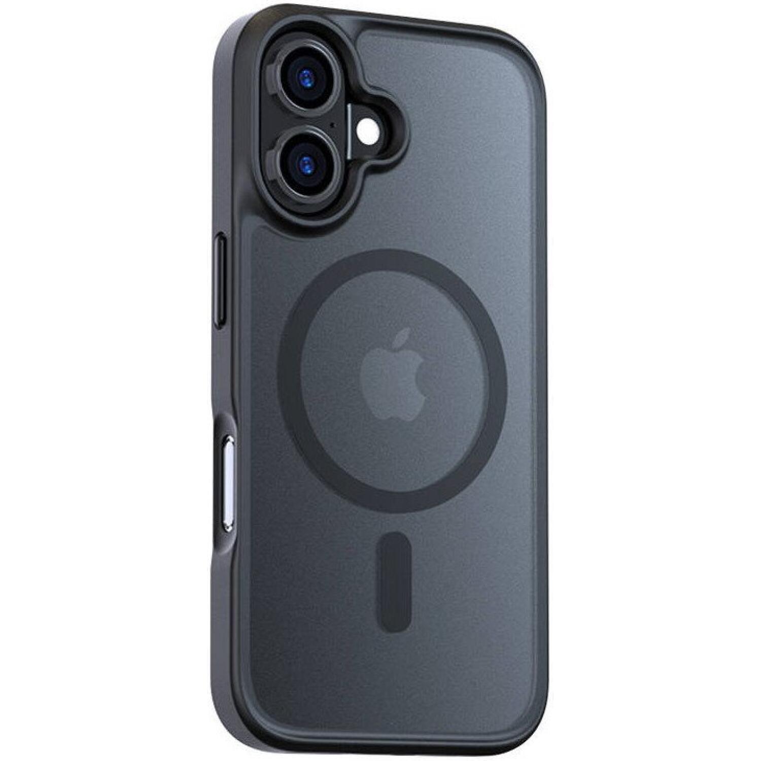 Θήκη iPhone 16 Torras Guardian Mag Ημιδιάφανη Ανθεκτική με MagSafe Black