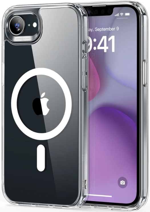 Θήκη iPhone 16e ESR Classic Hybrid HaloLock Ανθεκτική με MagSafe Clear