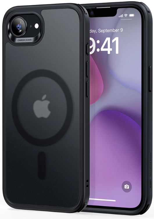 Θήκη iPhone 16e ESR Classic Hybrid HaloLock Ανθεκτική με MagSafe Frosted Black