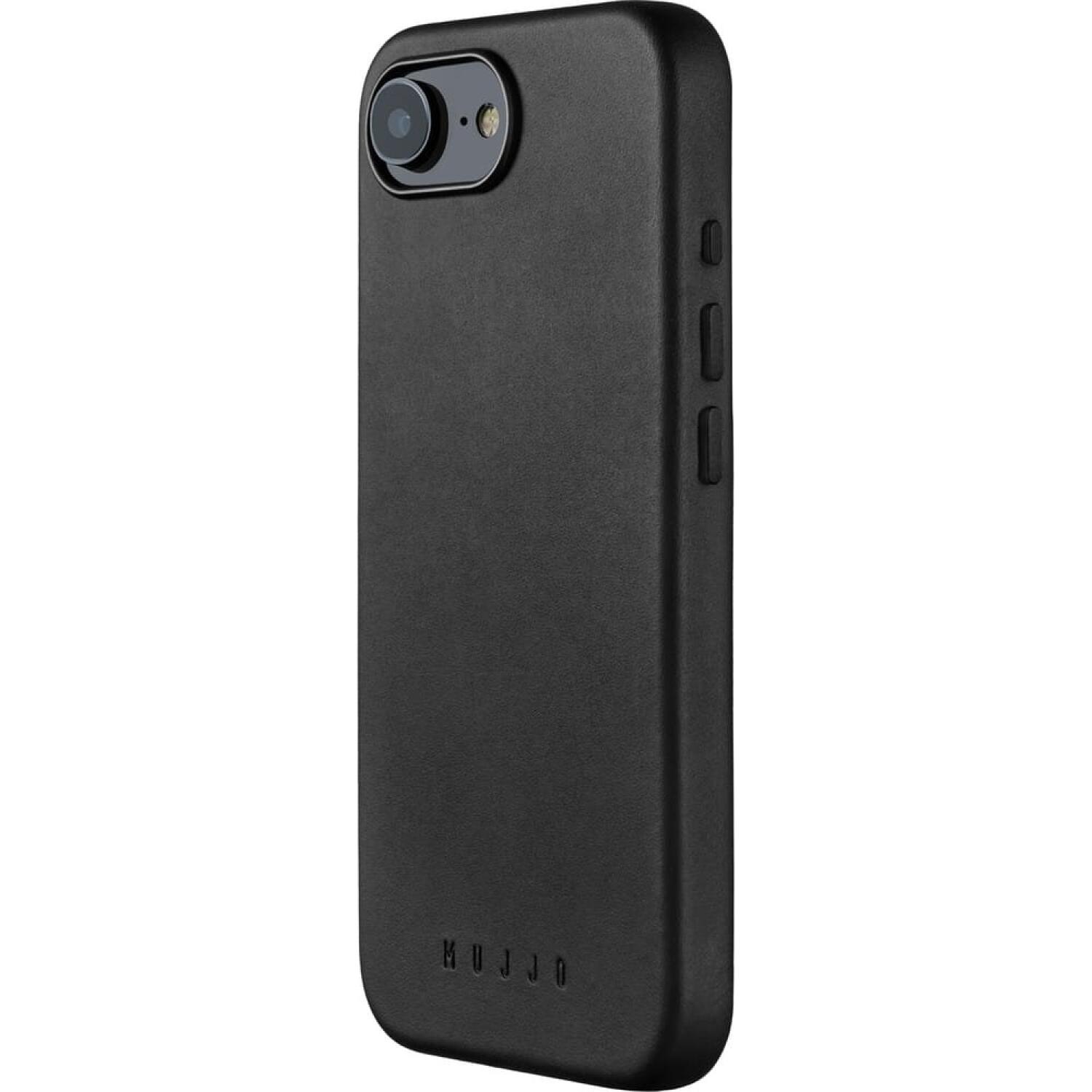 Θήκη iPhone 16e MUJJO Full Leather Case Δερμάτινη με MagSafe Black