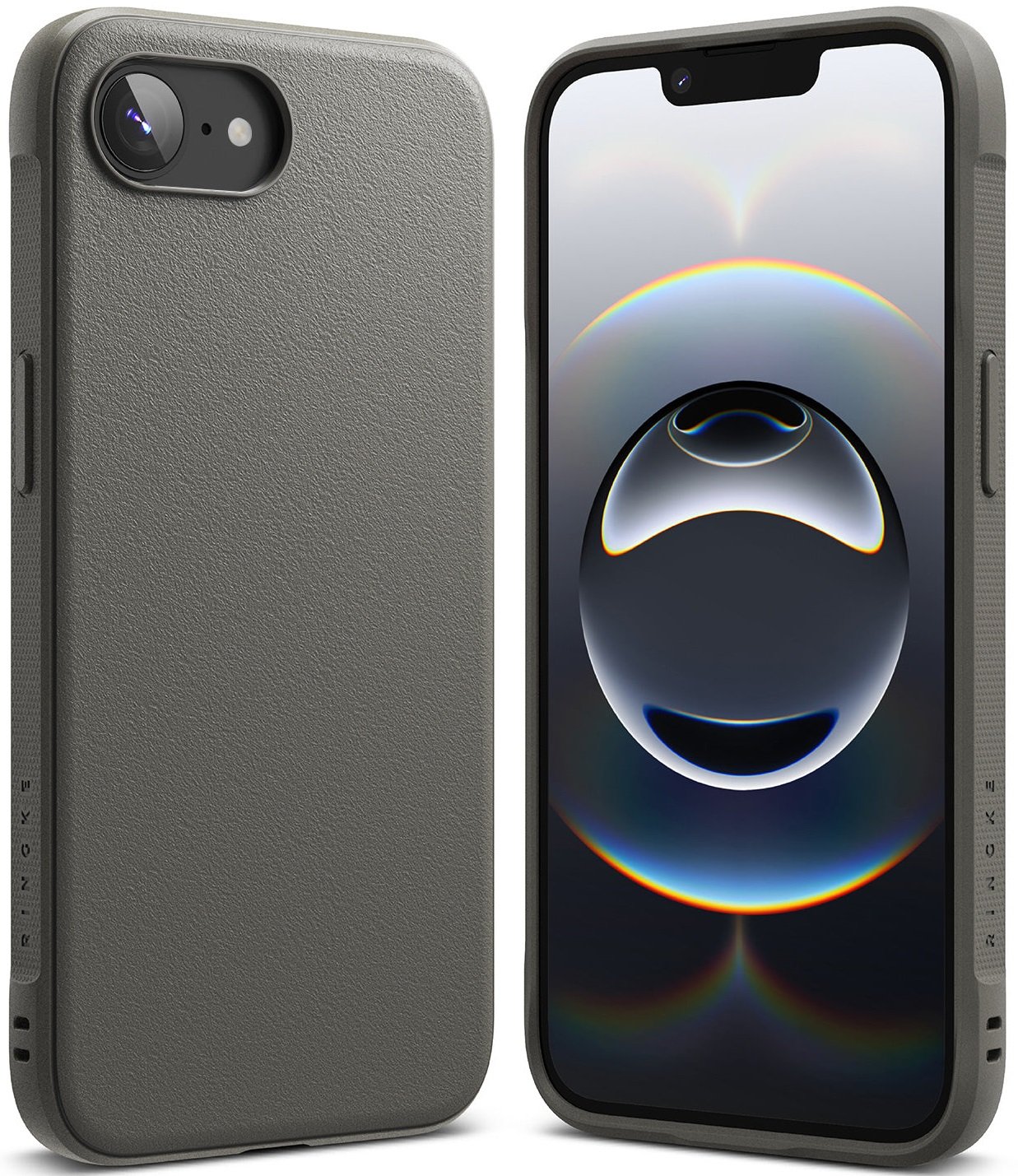 Θήκη iPhone 16e Ringke Onyx Σιλικόνης Gray