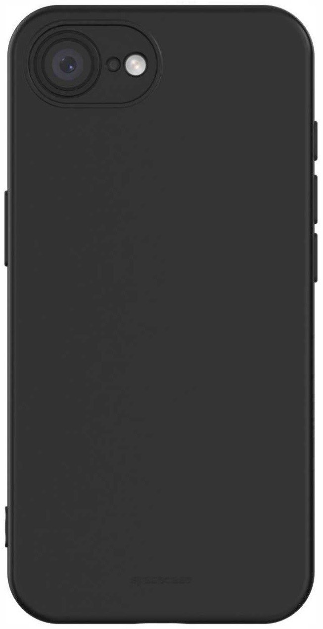 Θήκη iPhone 16e Spacecase Silicone Case Σιλικόνης Black