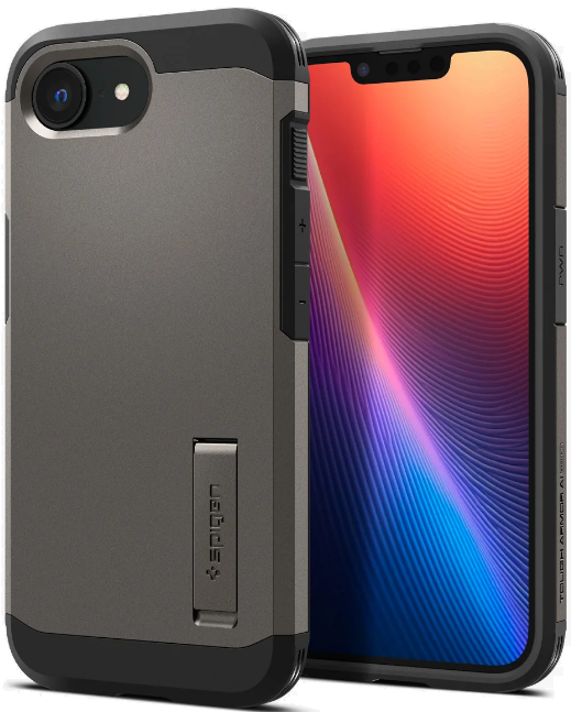 Θήκη iPhone 16e Spigen Tough Armor AI MagFit Ανθεκτική με MagSafe Gunmetal 