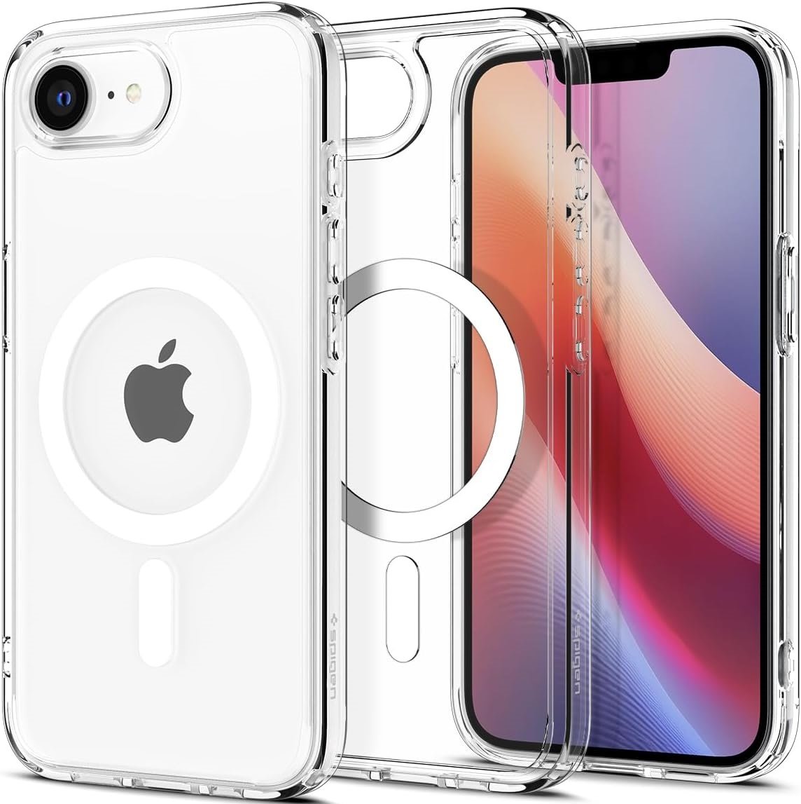 Θήκη iPhone 16e Spigen Ultra Hybrid MagFit Σκληρή με MagSafe Clear / White