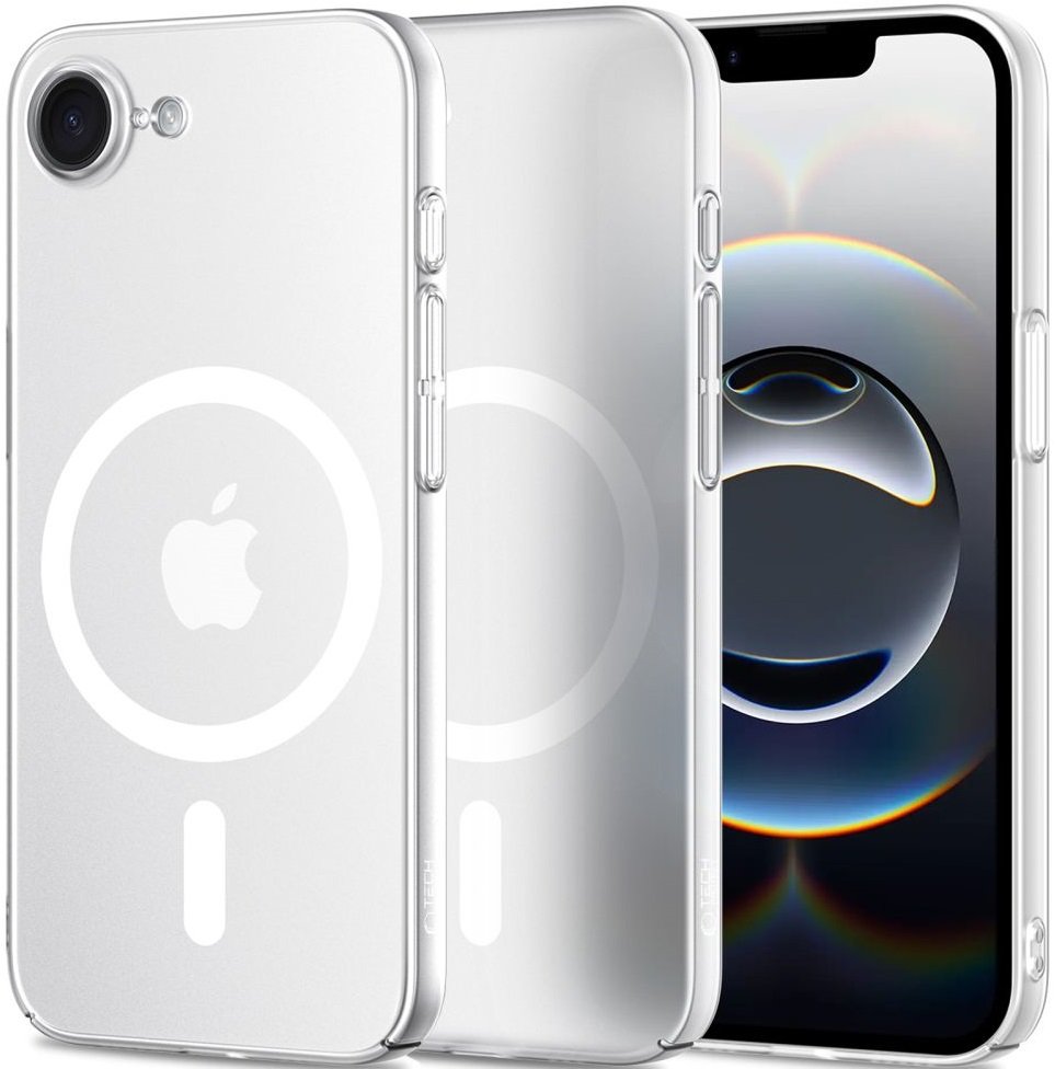 Θήκη iPhone 16e Tech-Protect MagSlim Σκληρή Ημιδιάφανη με MagSafe Matte / Ice