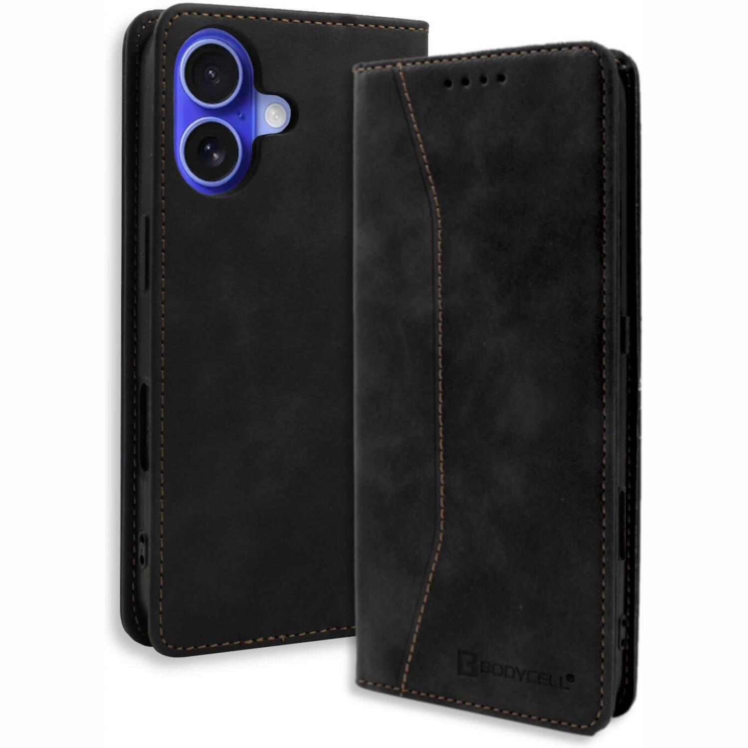 Θήκη iPhone 17 Bodycell Book Case Πορτοφόλι Black