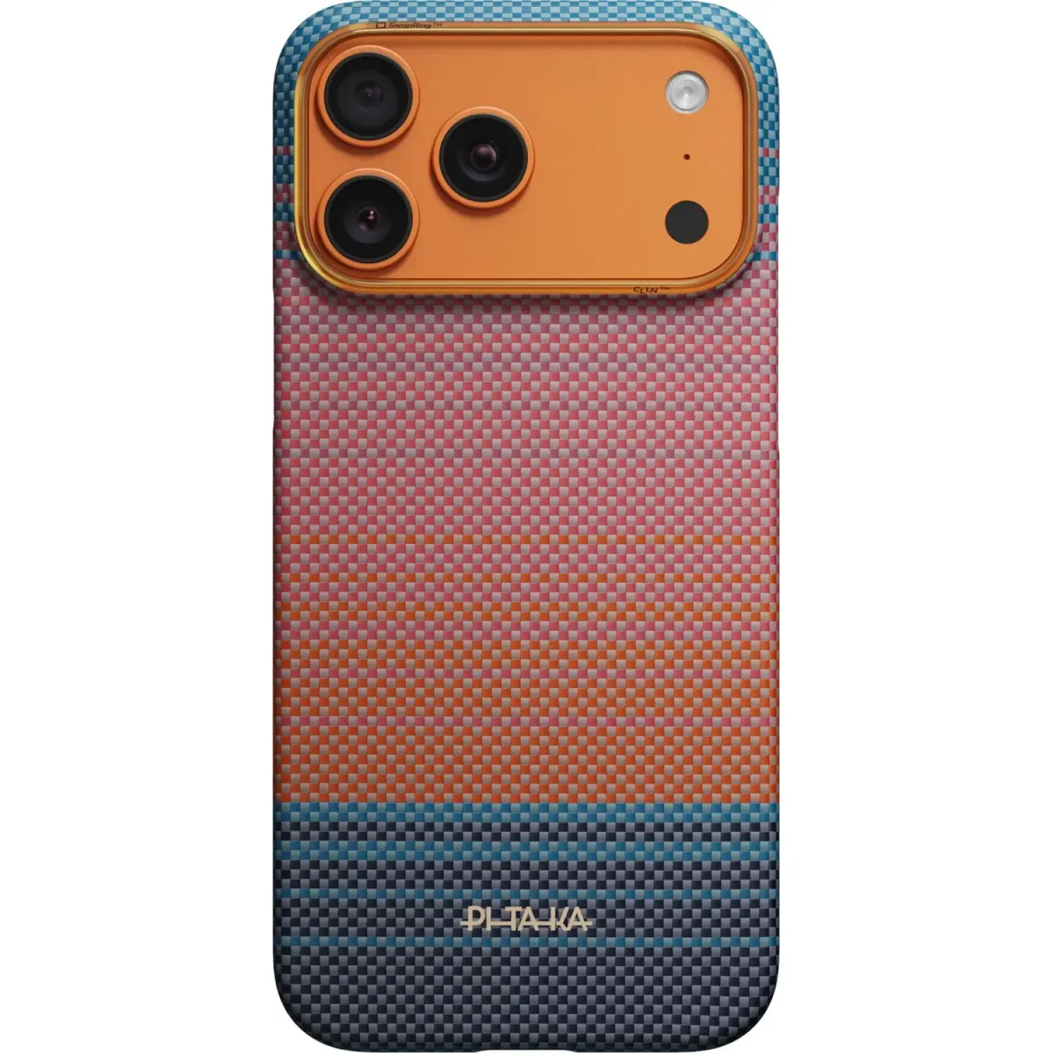 Θήκη iPhone 17 Pro Max Pitaka Edge Ultra-Slim Aramid Fiber Body με MagSafe 1mm Sunset 2.0 / California Dream-04