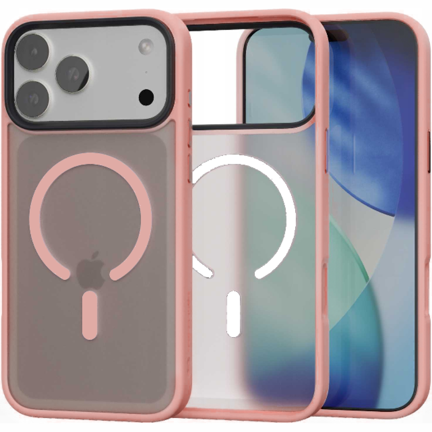 Θήκη iPhone 17 Pro Max Spacecase Fusion Mag Ημιδιάφανη Σκληρή με MagSafe Pink
