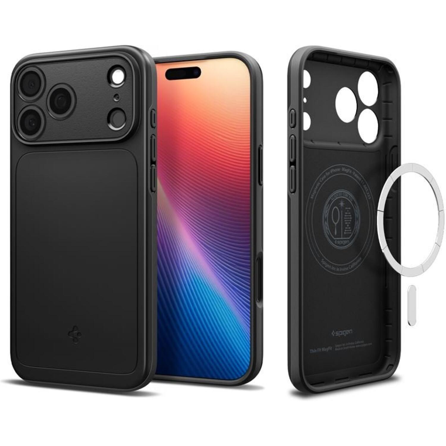 Θήκη iPhone 17 Pro Max Spigen Thin Fit MagFit Ανθεκτική Σκληρή με MagSafe - Black (ACS10274)