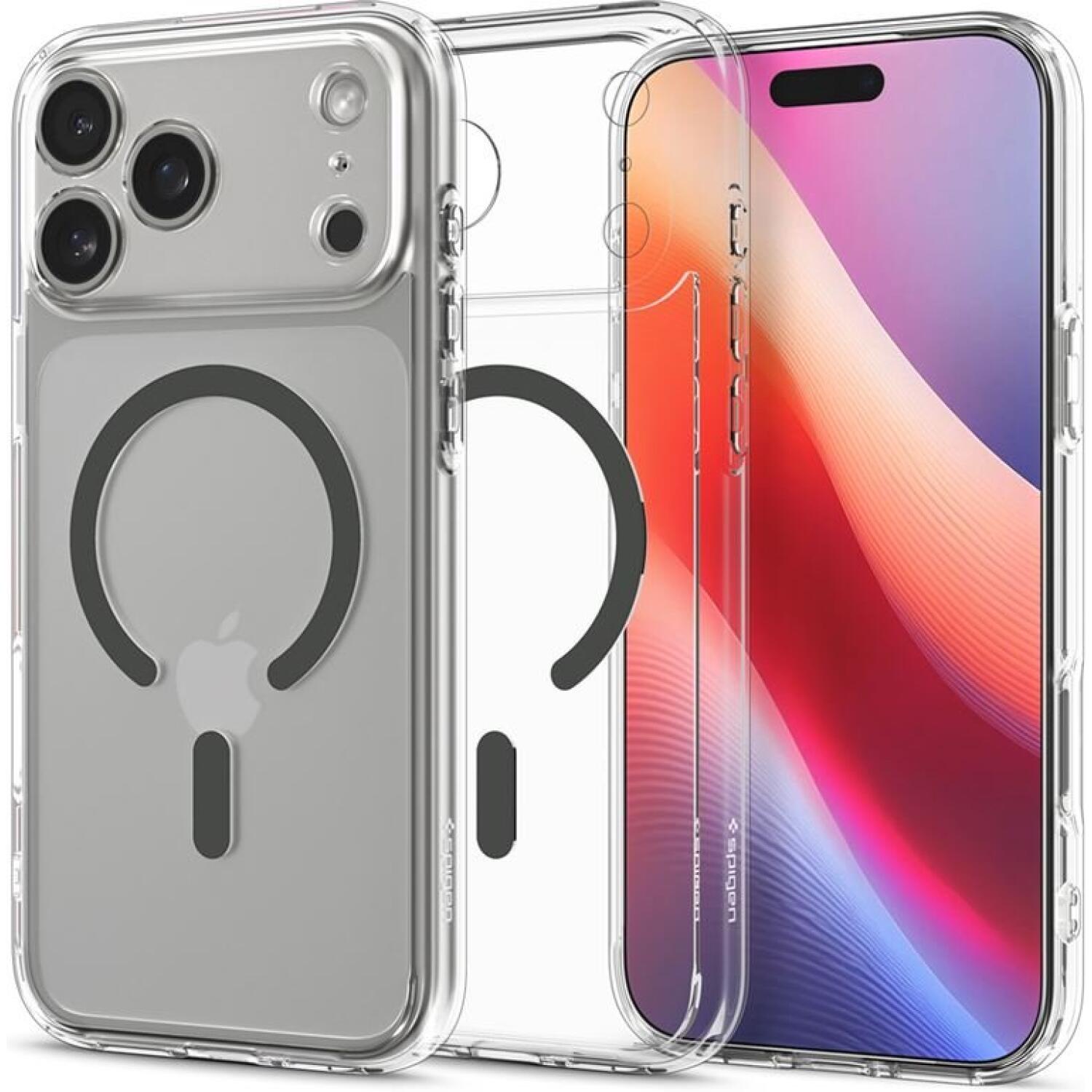 Θήκη iPhone 17 Pro Max Spigen Ultra Hybrid MagFit Ανθεκτική Σκληρή με MagSafe Clear / Graphite