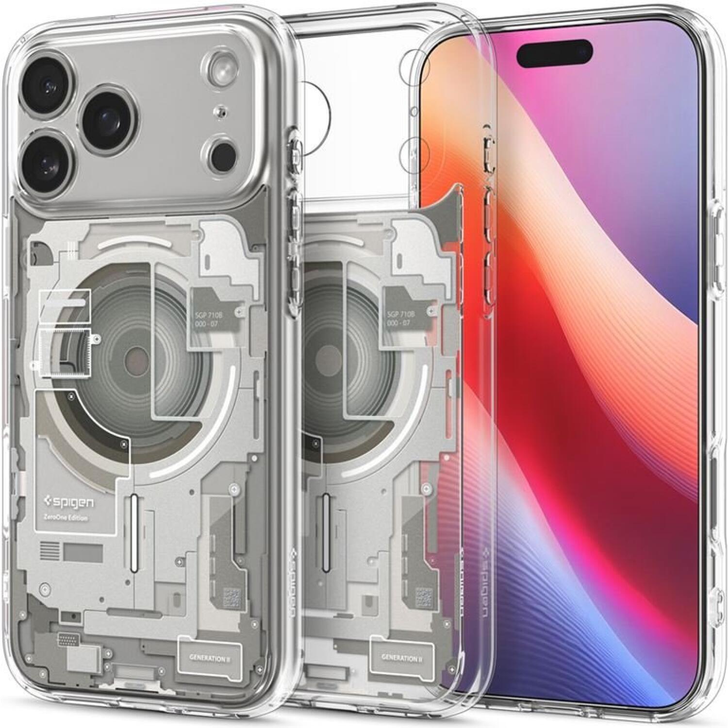 Θήκη iPhone 17 Pro Max Spigen Ultra Hybrid MagFit Ανθεκτική Σκληρή με MagSafe Zero One Natural Titanium