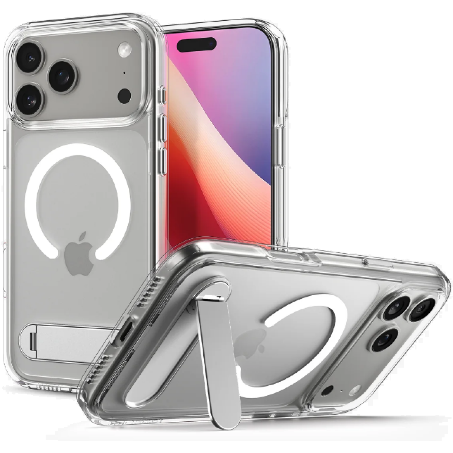 Θήκη iPhone 17 Pro Max Spigen Ultra Hybrid S MagFit Σκληρή με MagSafe Clear / White