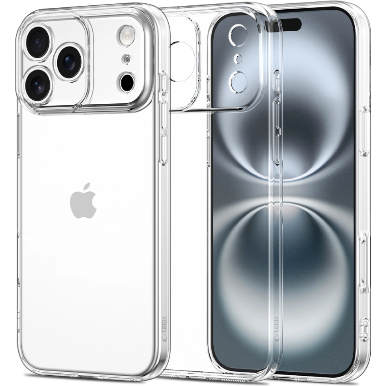 Θήκη iPhone 17 Pro Max Tech-Protect FlexAir Διάφανη Σιλικόνης - Clear (5906302319404)