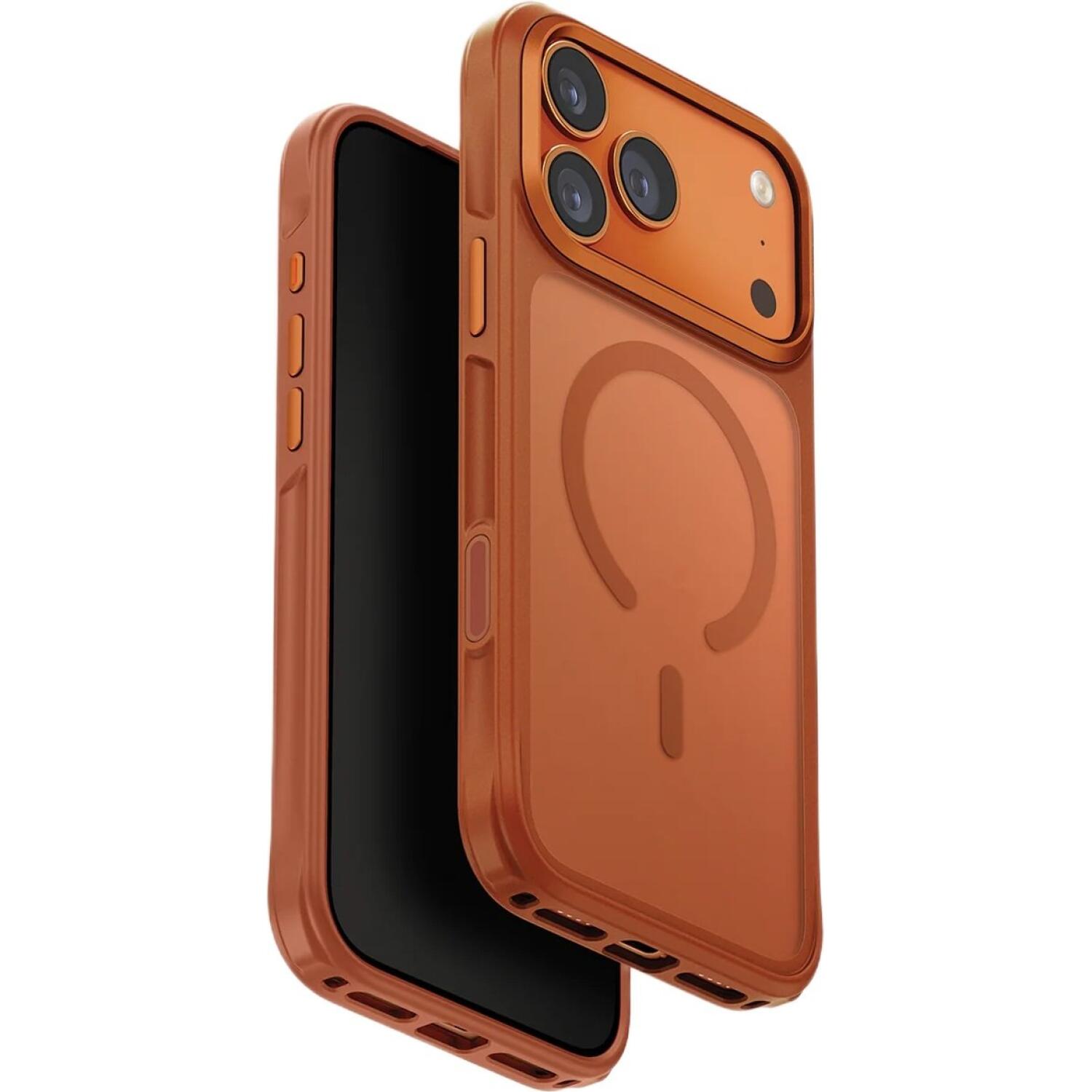 Θήκη iPhone 17 Pro Max Uniq Veren MagClick Ανθεκτική Ημιδιάφανη με MagSafe Sunset Ember