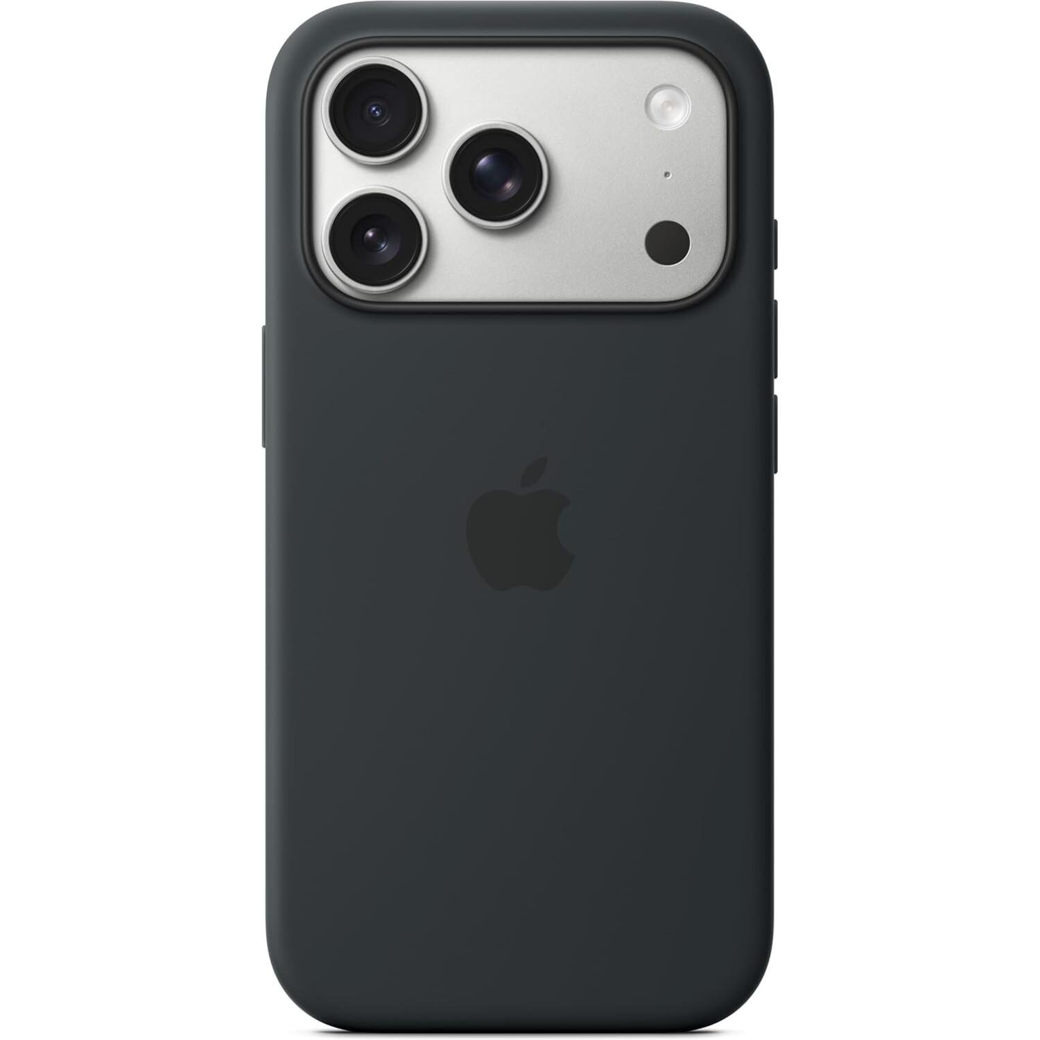 Θήκη iPhone 17 Pro Official Apple Silicone Case Σιλικόνης με MagSafe Black
