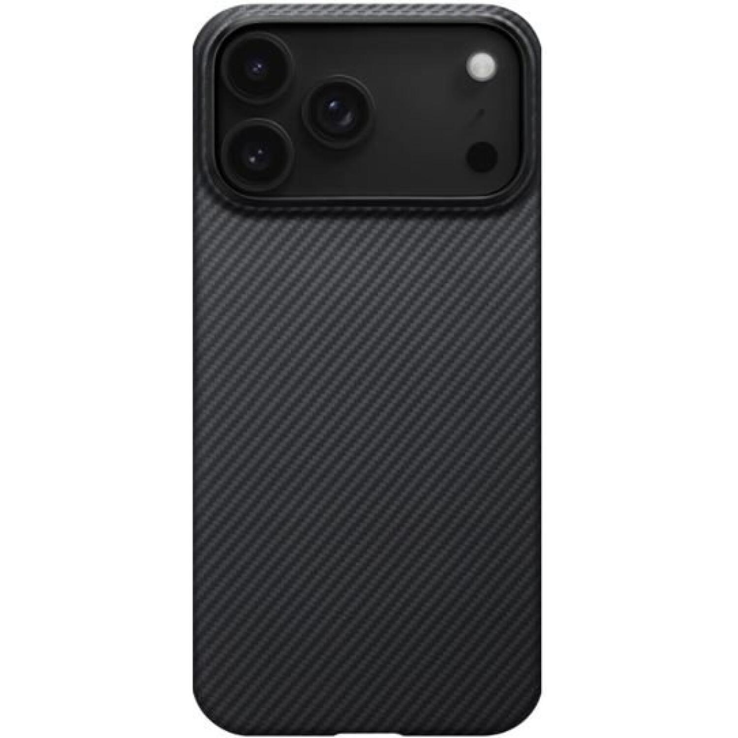 Θήκη iPhone 17 Pro Pitaka Ultra-Slim MagEZ Case 7 Aramid Fiber Body με MagSafe 1mm 600D Black / Gray / Twill