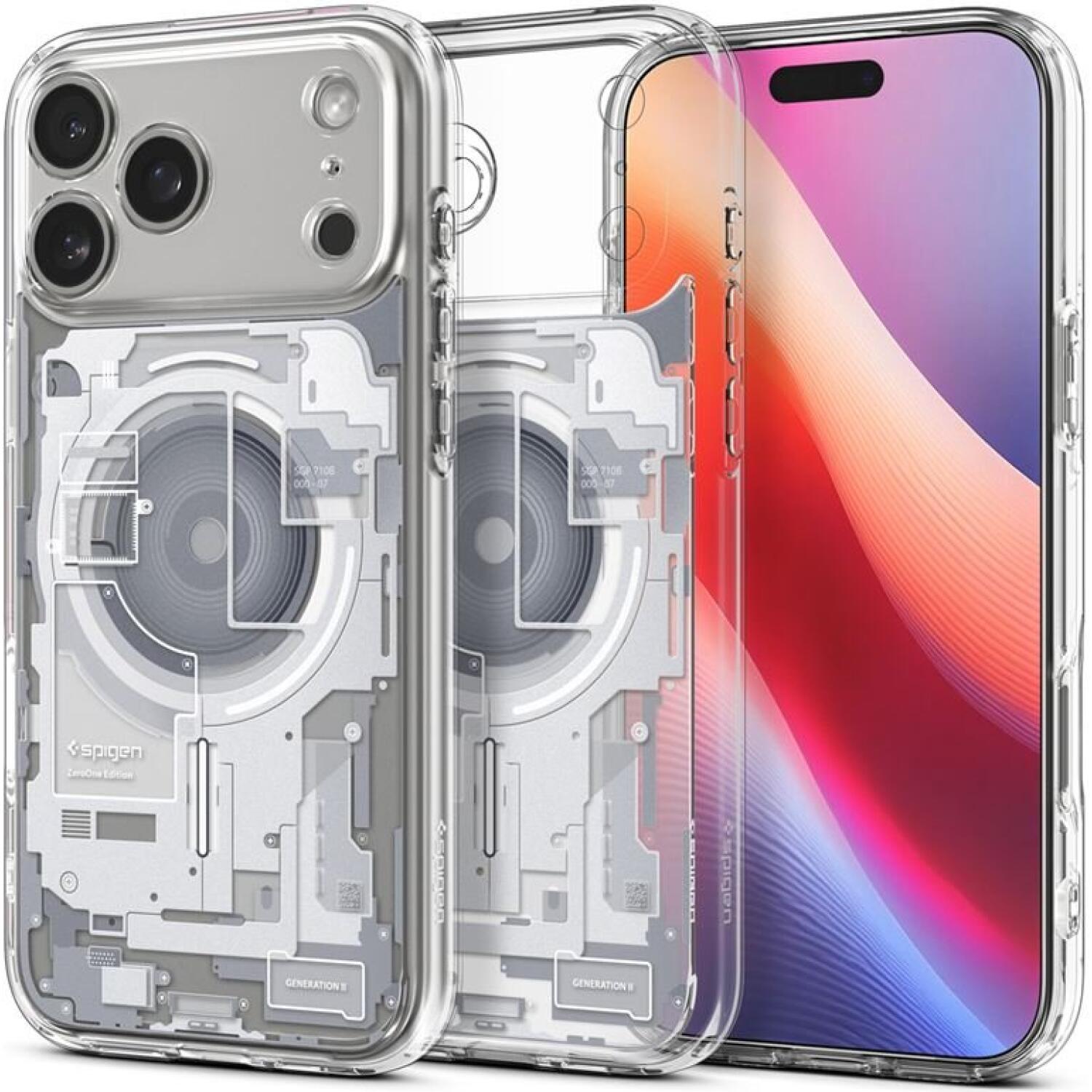 Θήκη iPhone 17 Pro Spigen Ultra Hybrid MagFit Ανθεκτική Σκληρή με MagSafe Zero One White