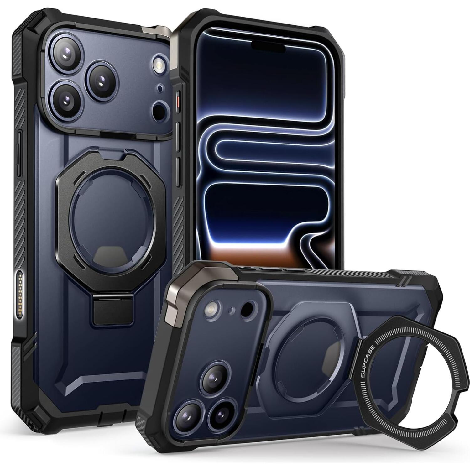 Θήκη iPhone 17 Pro Supcase Unicorn Beetle Grip Mag Ανθεκτική με MagSafe & KickStand Black