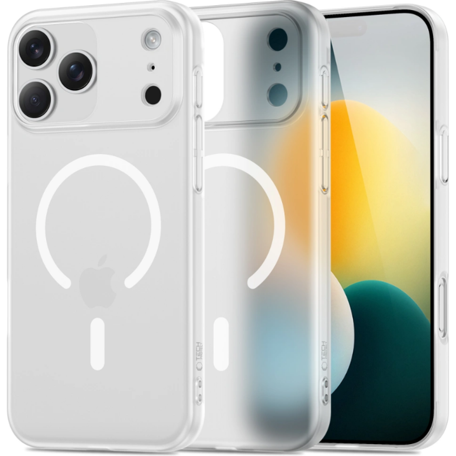 Θήκη iPhone 17 Pro Tech-Protect MagSlim Σκληρή Ημιδιάφανη με MagSafe Matte / White