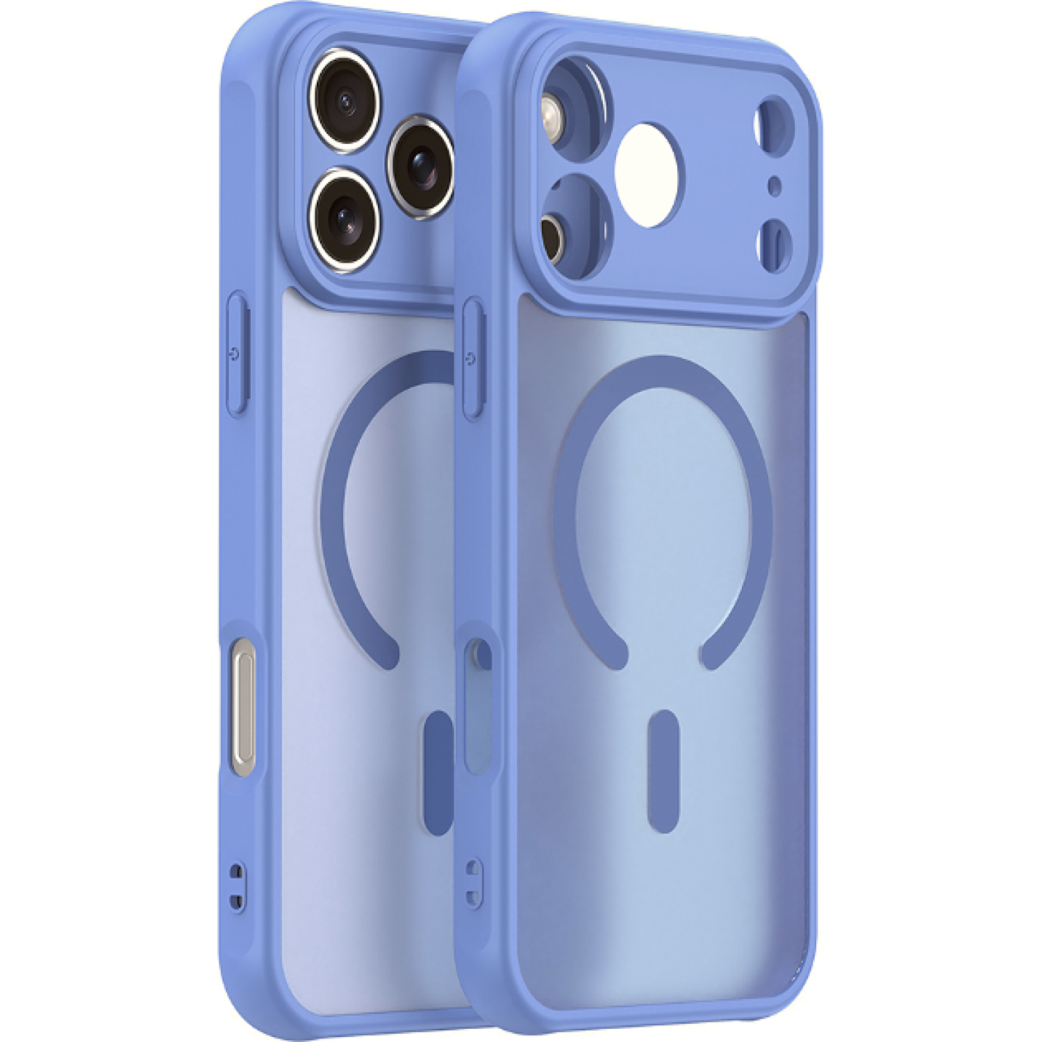 Θήκη iPhone 17 Pro Techsuit HaloFrost II MagSafe Σκληρή Ημιδιάφανη με MagSafe Sky Blue