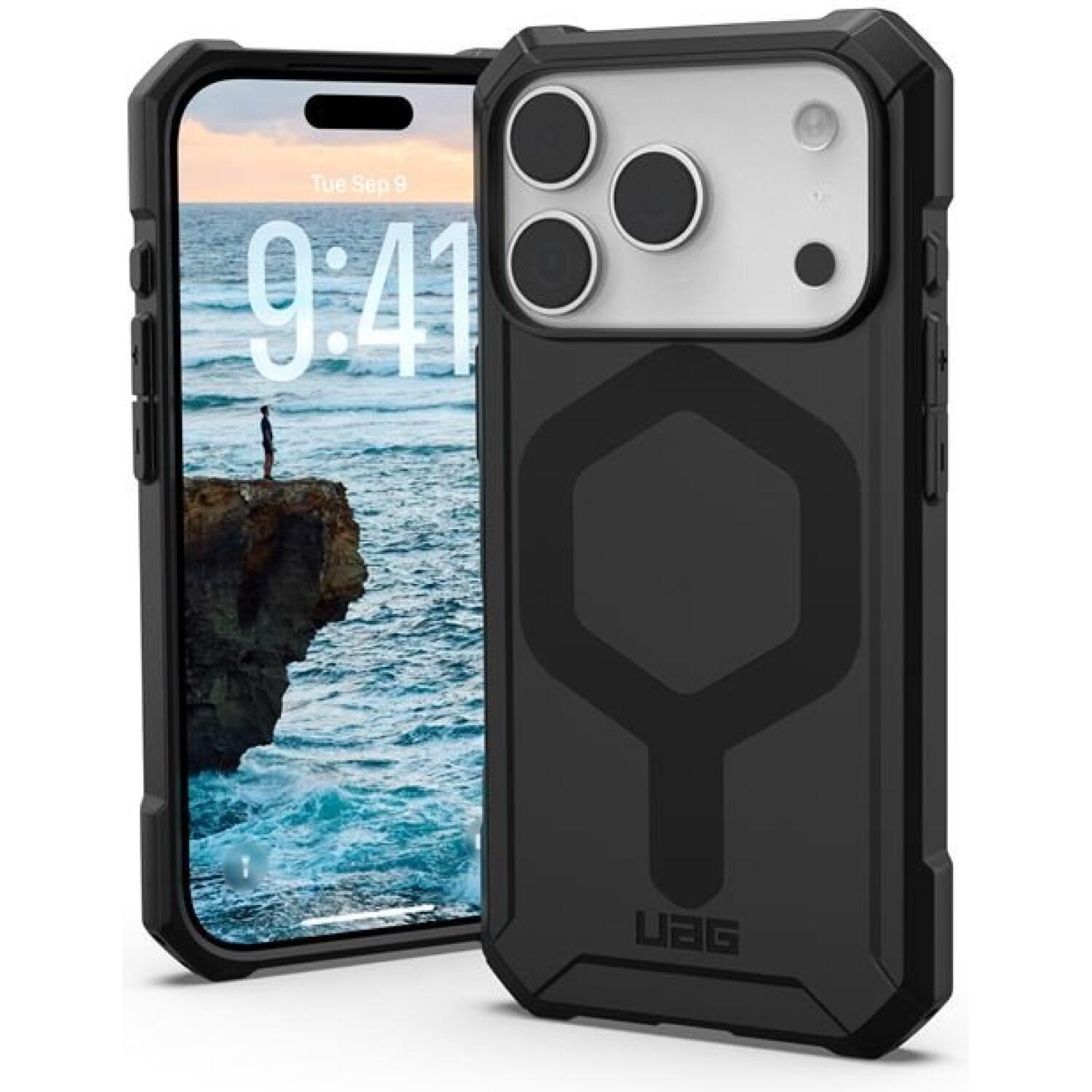 Θήκη iPhone 17 Pro UAG Essential Armor Ανθεκτική Σιλικόνης με MagSafe Black