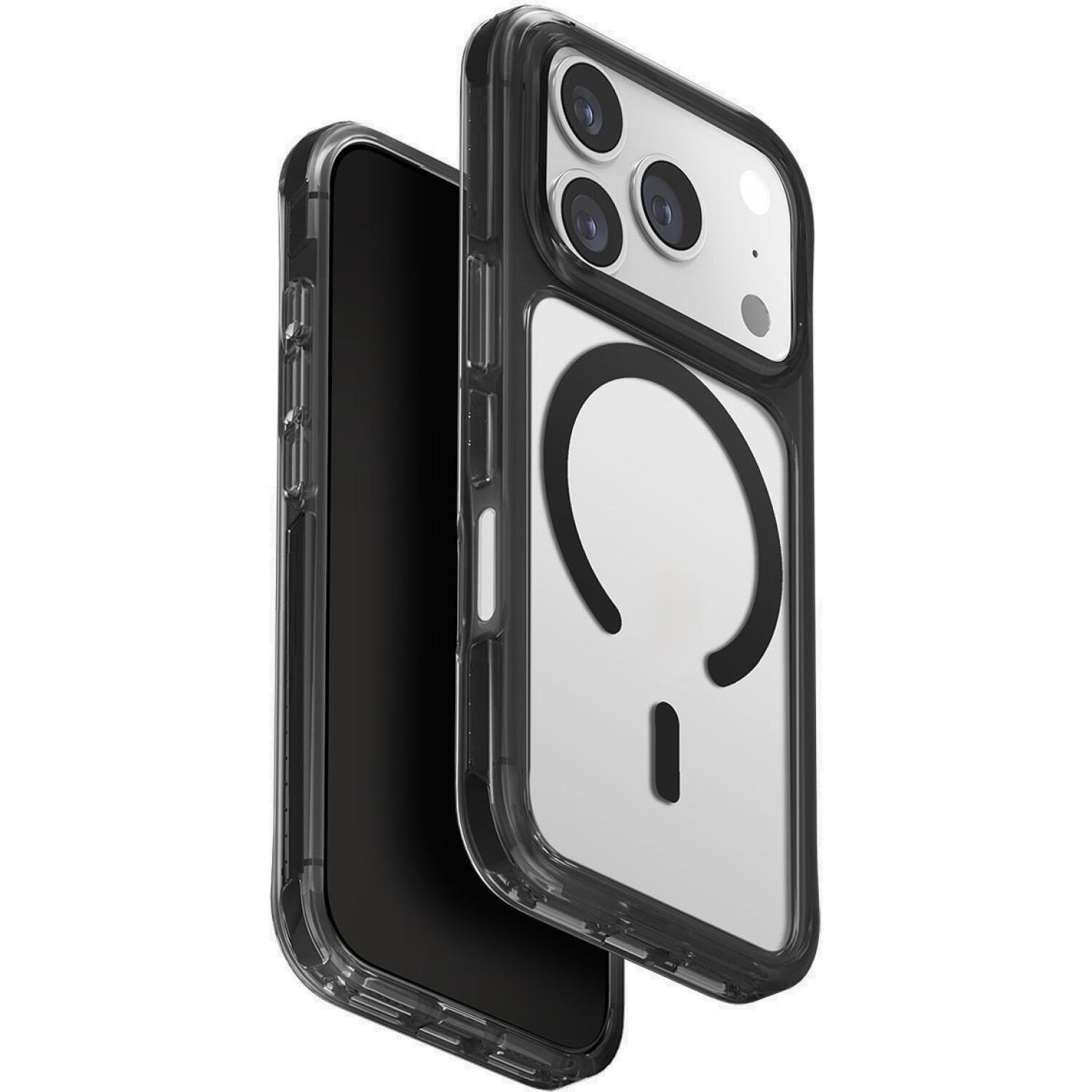 Θήκη iPhone 17 Pro Uniq Combat MagClick Ανθεκτική με MagSafe Carbon Black