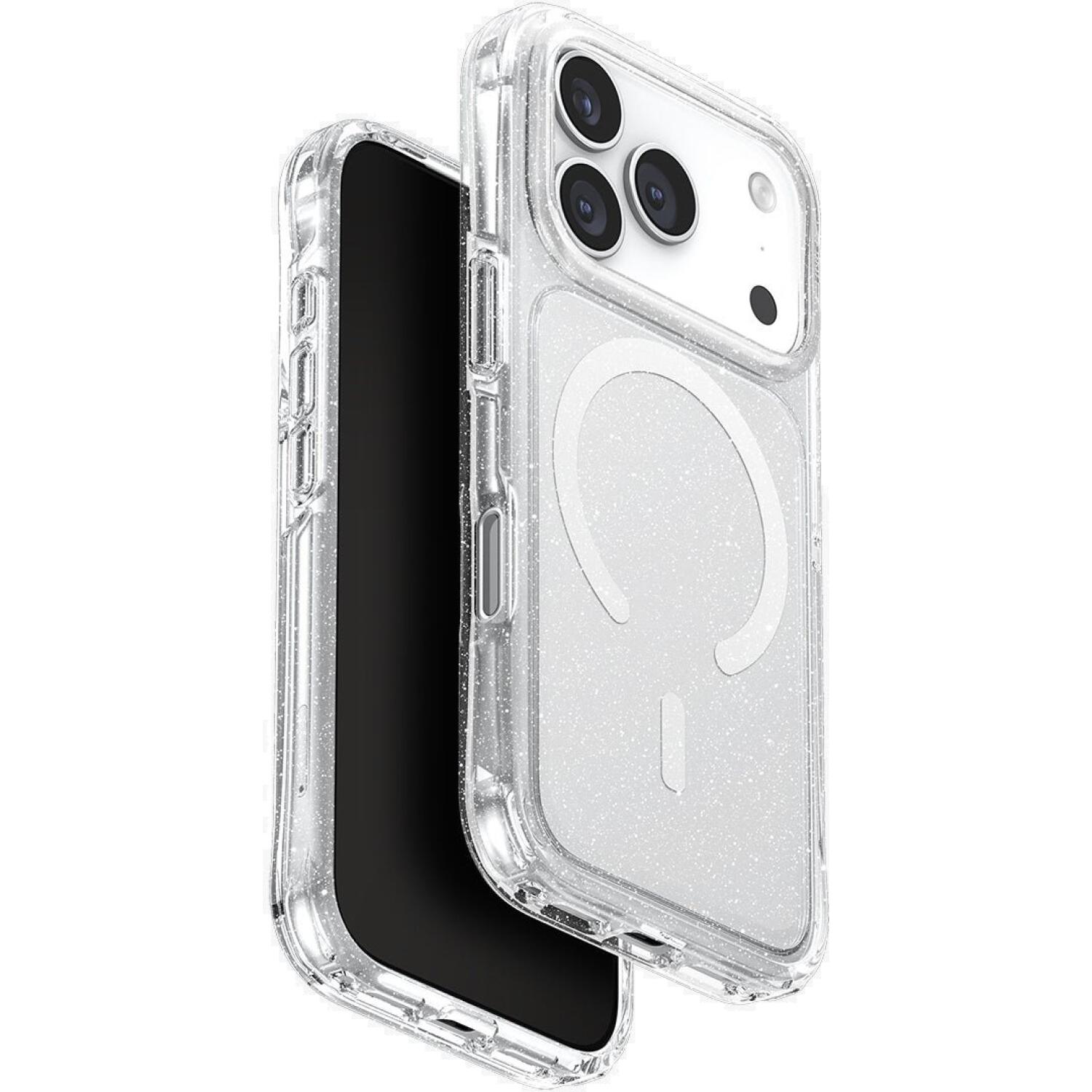 Θήκη iPhone 17 Pro Uniq LifePro Xtreme MagClick Ανθεκτική Σκληρή με MagSafe Tinsel Lucent
