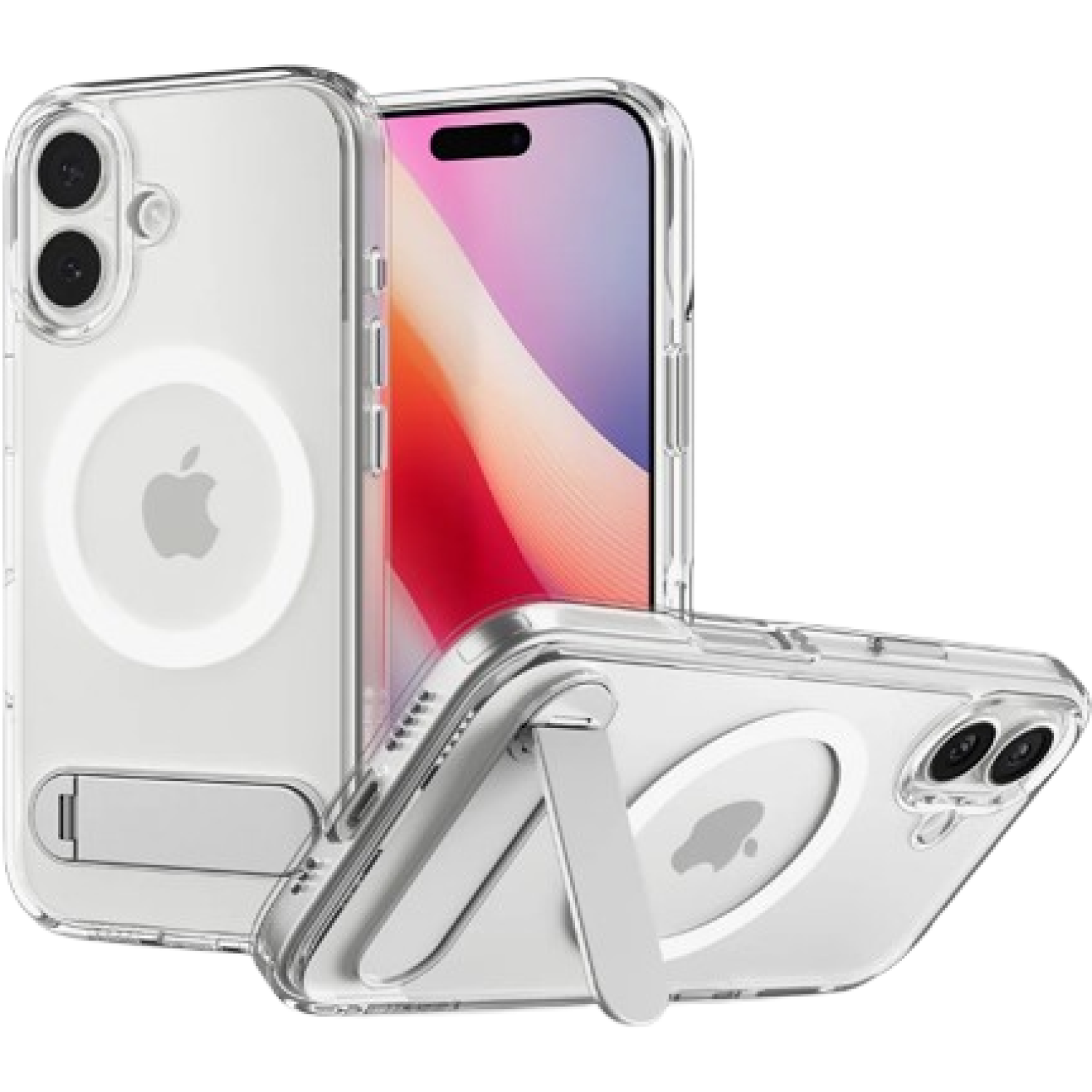 Θήκη iPhone 17 Spigen Ultra Hybrid S MagFit Σκληρή με MagSafe Clear / White
