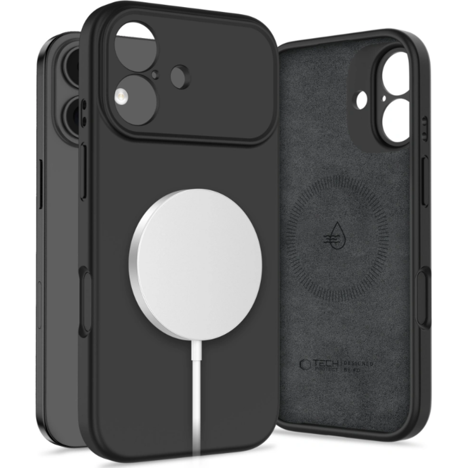 Θήκη iPhone 17 Tech-Protect Silicone MagSafe Σιλικόνης με MagSafe Black