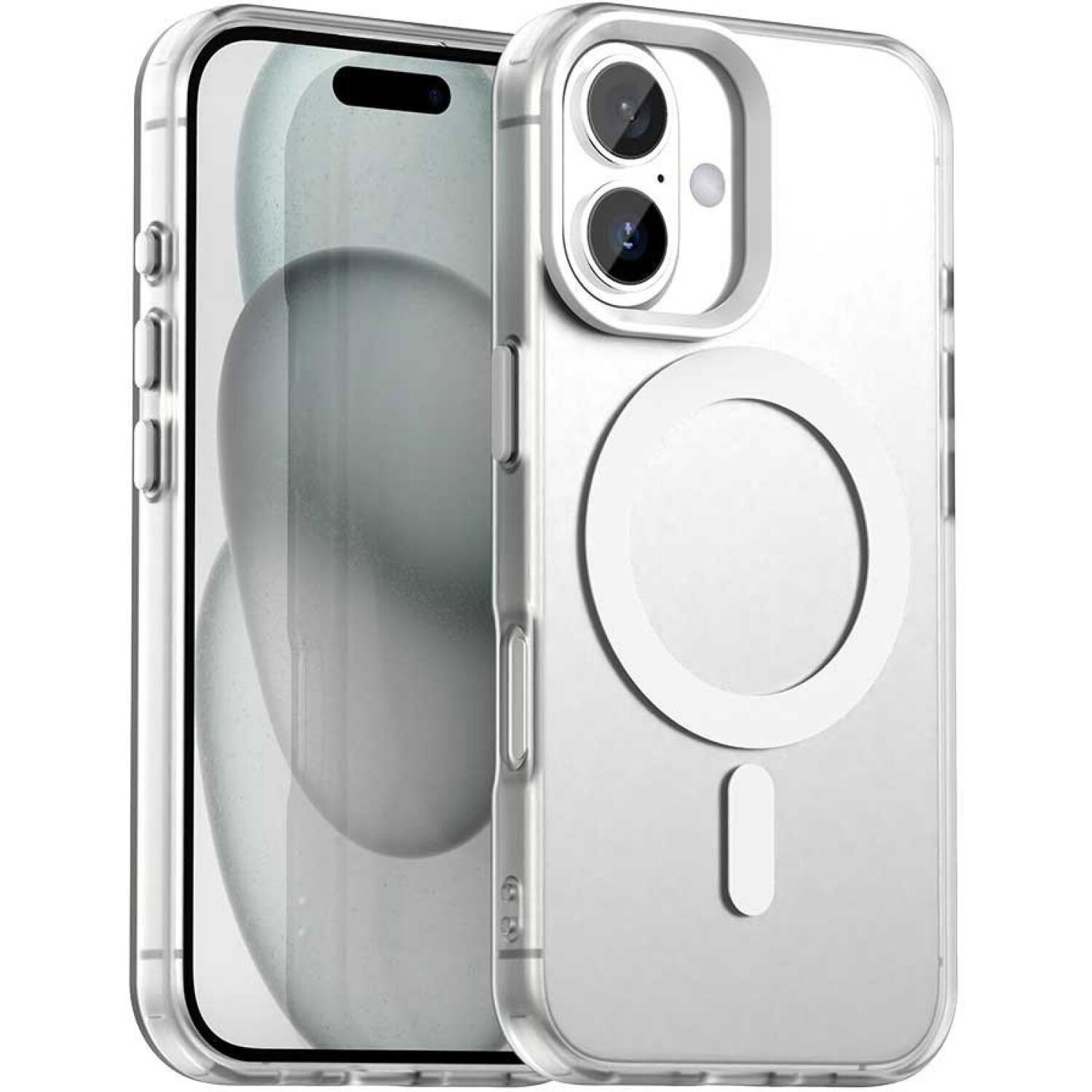 Θήκη iPhone 17 Techsuit CandyCase Σκληρή Ημιδιάφανη με MagSafe White