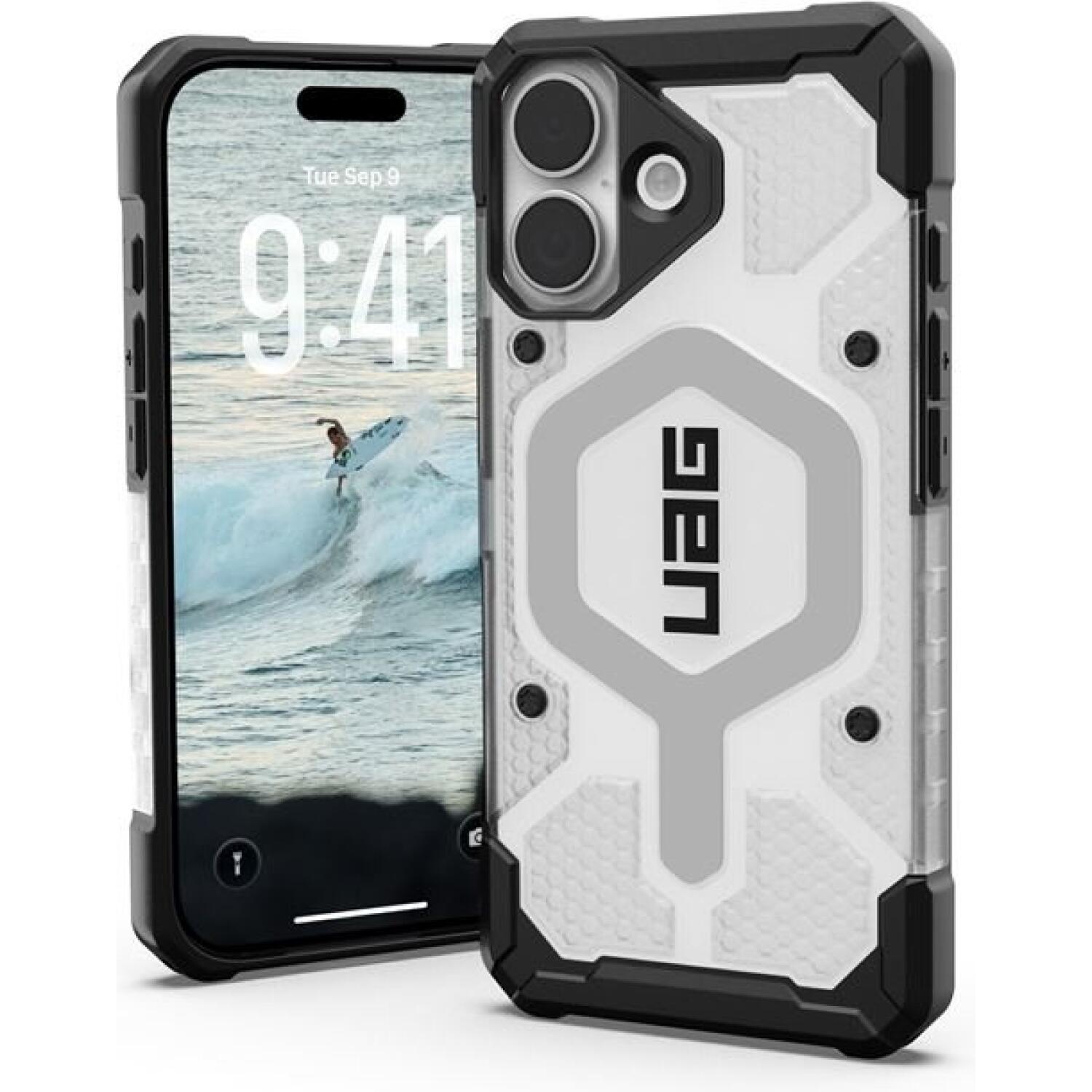 Θήκη iPhone 17 UAG Pathfinder Clear Ανθεκτική με MagSafe Ice / Silver