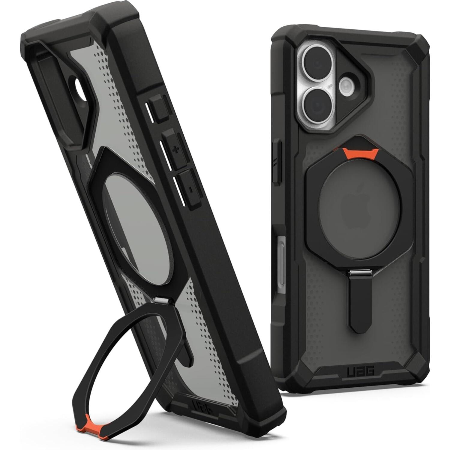 Θήκη iPhone 17 UAG Plasma XTE Ανθεκτική με MagSafe & Kickstand Black / Pop Orange