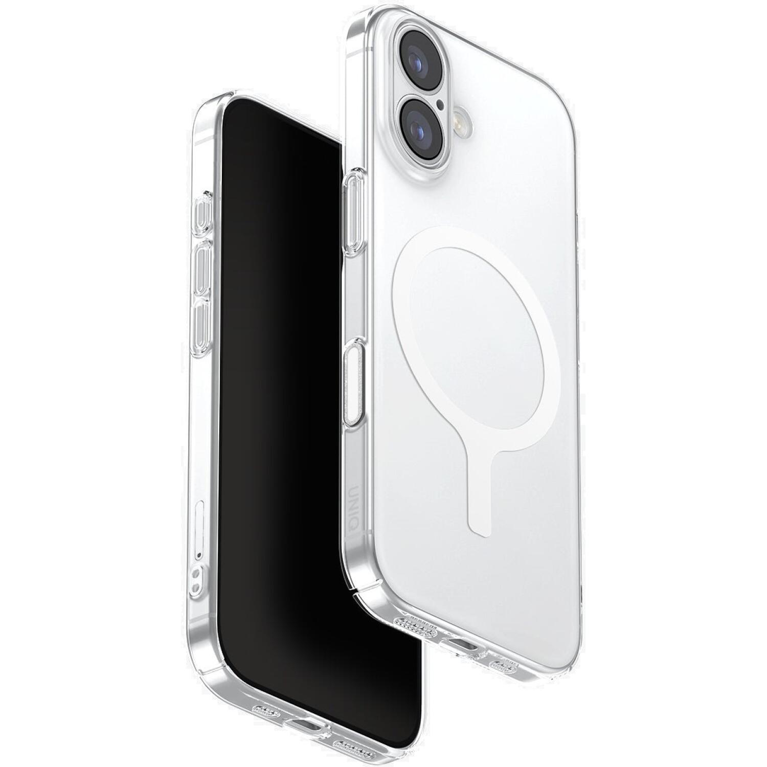 Θήκη iPhone 17 Uniq AirSuit Ultra Slim MagClick Σκληρή με MagSafe Glossy Clear White