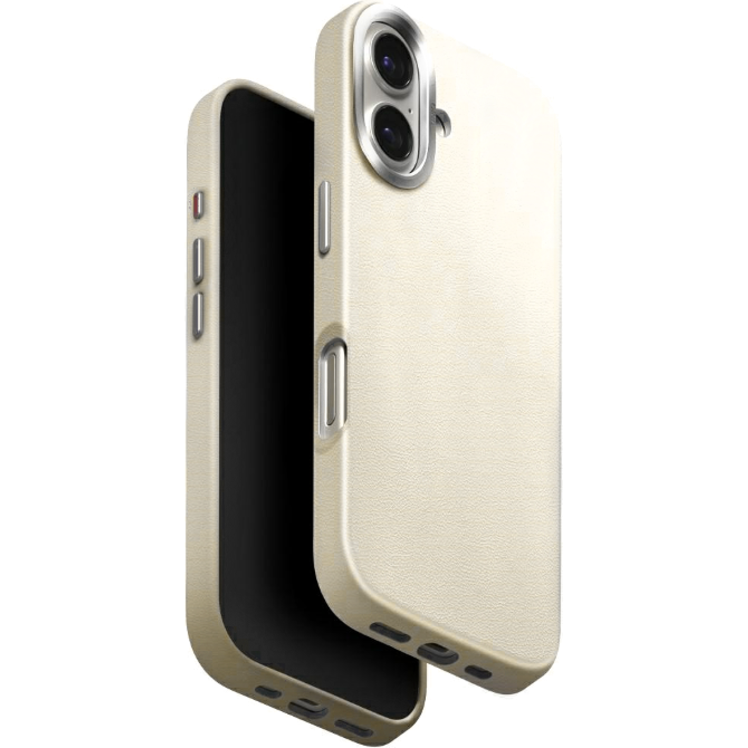 Θήκη iPhone 17 Uniq Lyden Ανθεκτική με MagSafe από Premium Vegan Δέρμα & Μεταλλικό Πλαίσιο Κάμερας Clay