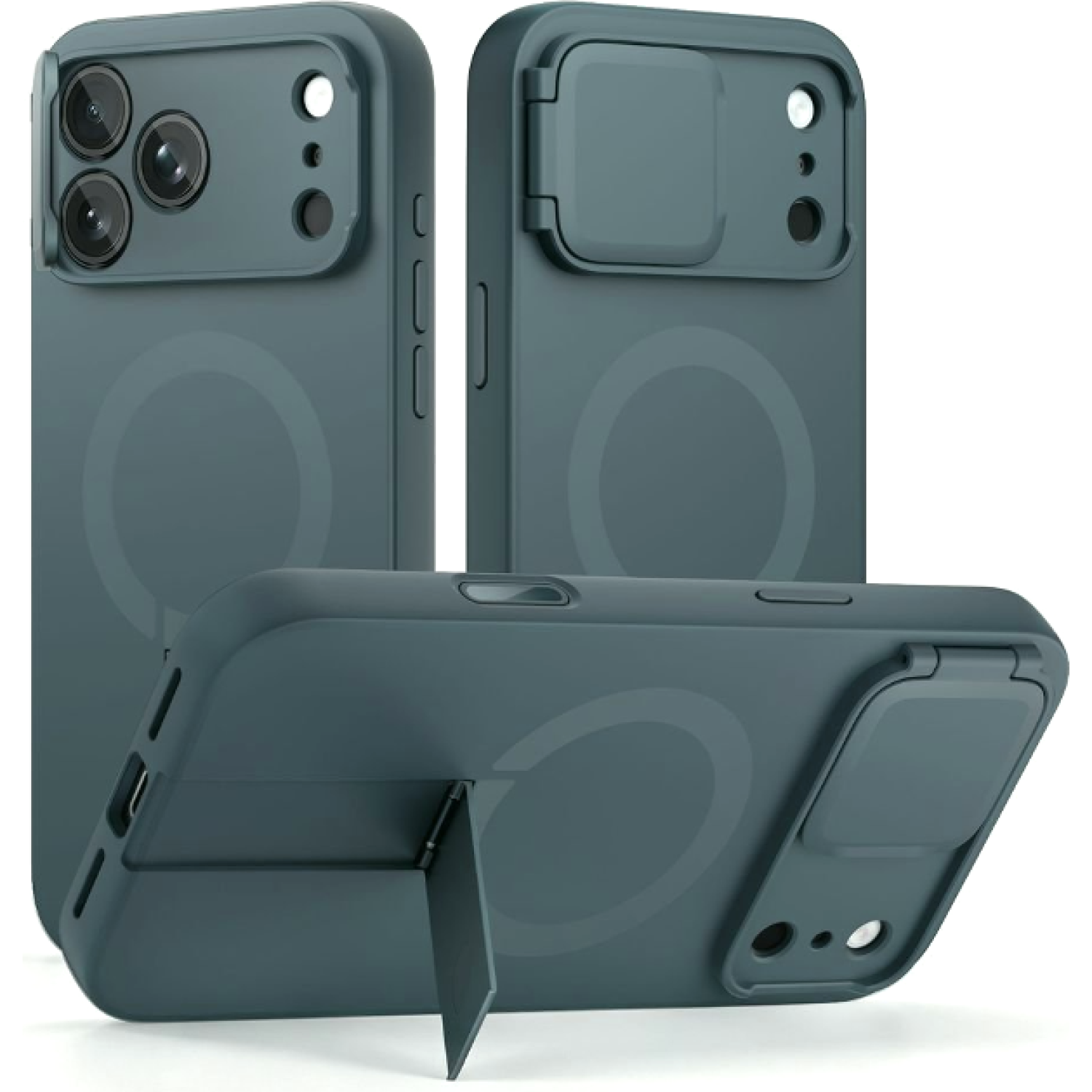 Θήκη iPhone 18 Pro / 17 Pro Tech-Protect Kevlar Aura με MagSafe & Κάλυμμα για την Κάμερα Navy Blue