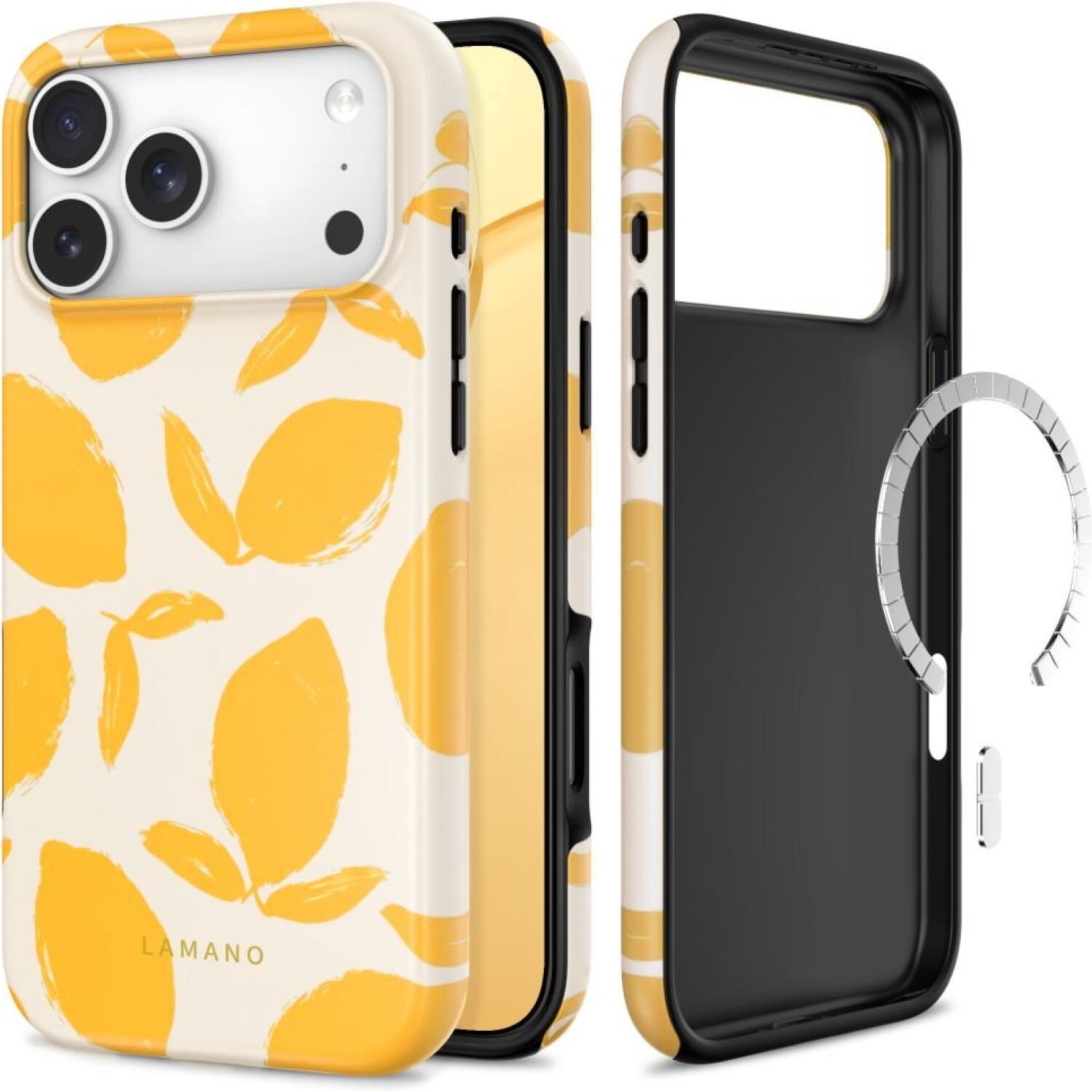 Θήκη iPhone 18 Pro / 17 Pro Tech-Protect Lamano Σκληρή με MagSafe Lemon Haze