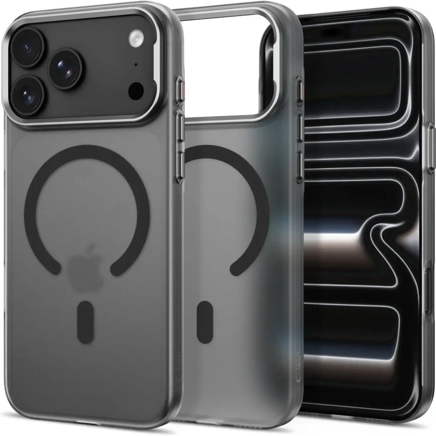 Θήκη iPhone 18 Pro / 17 Pro Tech-Protect MagZero Ημιδιάφανη Σκληρή με MagSafe Matte Black