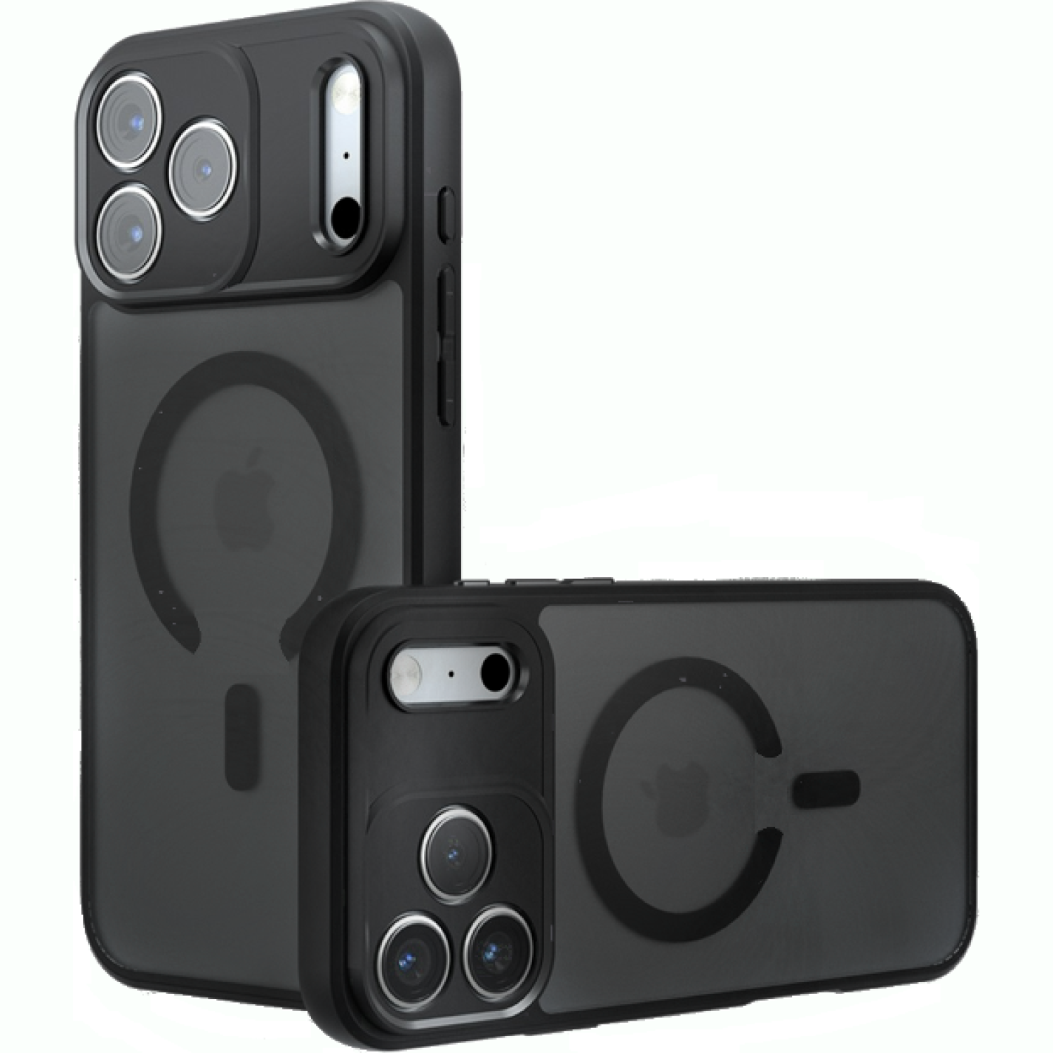 Θήκη iPhone 18 Pro / 17 Pro Techsuit PureFrost Σκληρή Ημιδιάφανη με MagSafe Frosted Black