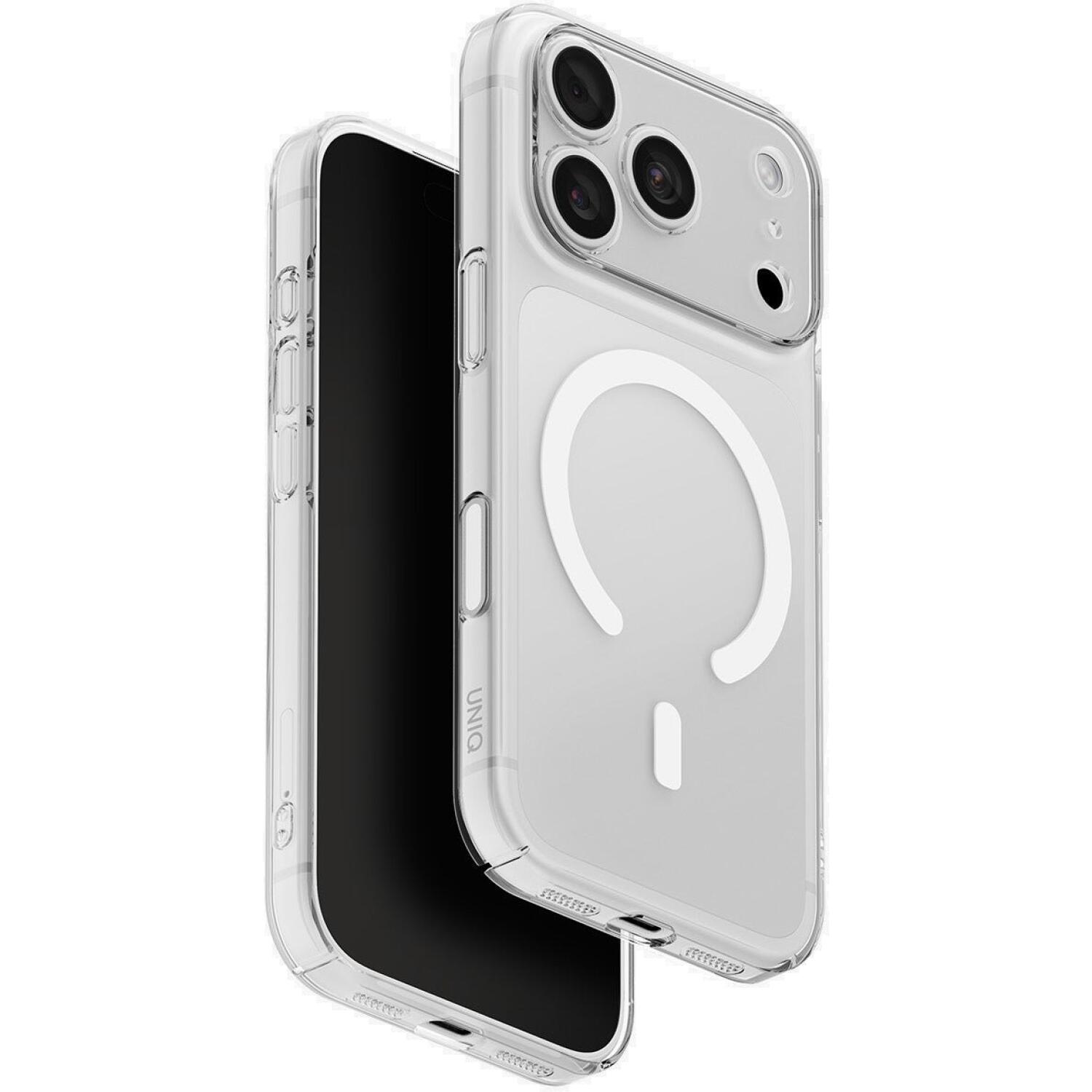 Θήκη iPhone 18 Pro / 17 Pro Uniq AirSuit Ultra Slim MagClick Σκληρή με MagSafe 1.3mm Glossy Clear