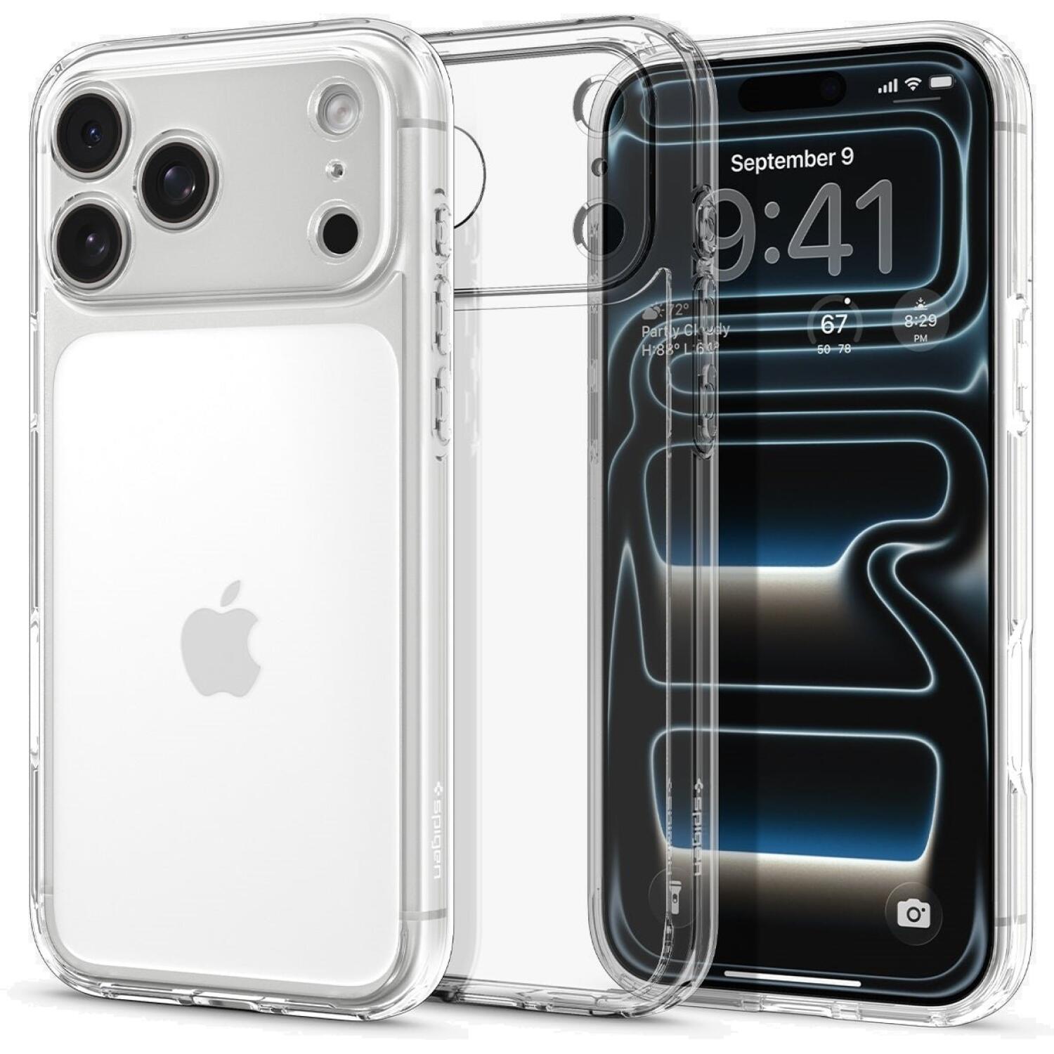 Θήκη iPhone 18 Pro Max / 17 Pro Max Spigen Ultra Hybrid Ανθεκτική Διάφανη Σκληρή Crystal Clear