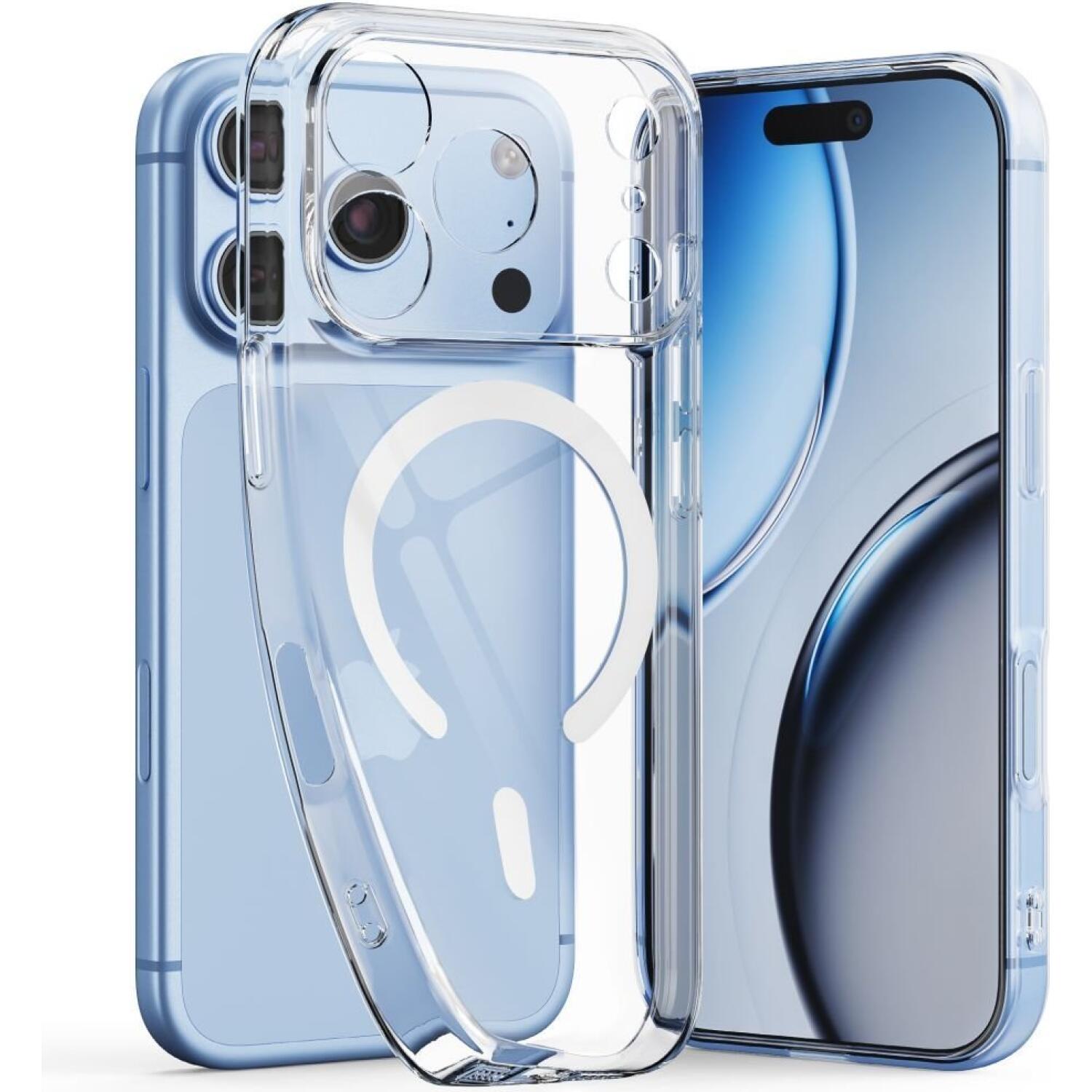 Θήκη iPhone 18 Pro Max / 17 Pro Max Tech-Protect FlexAir Διάφανη Σιλικόνης με MagSafe Clear
