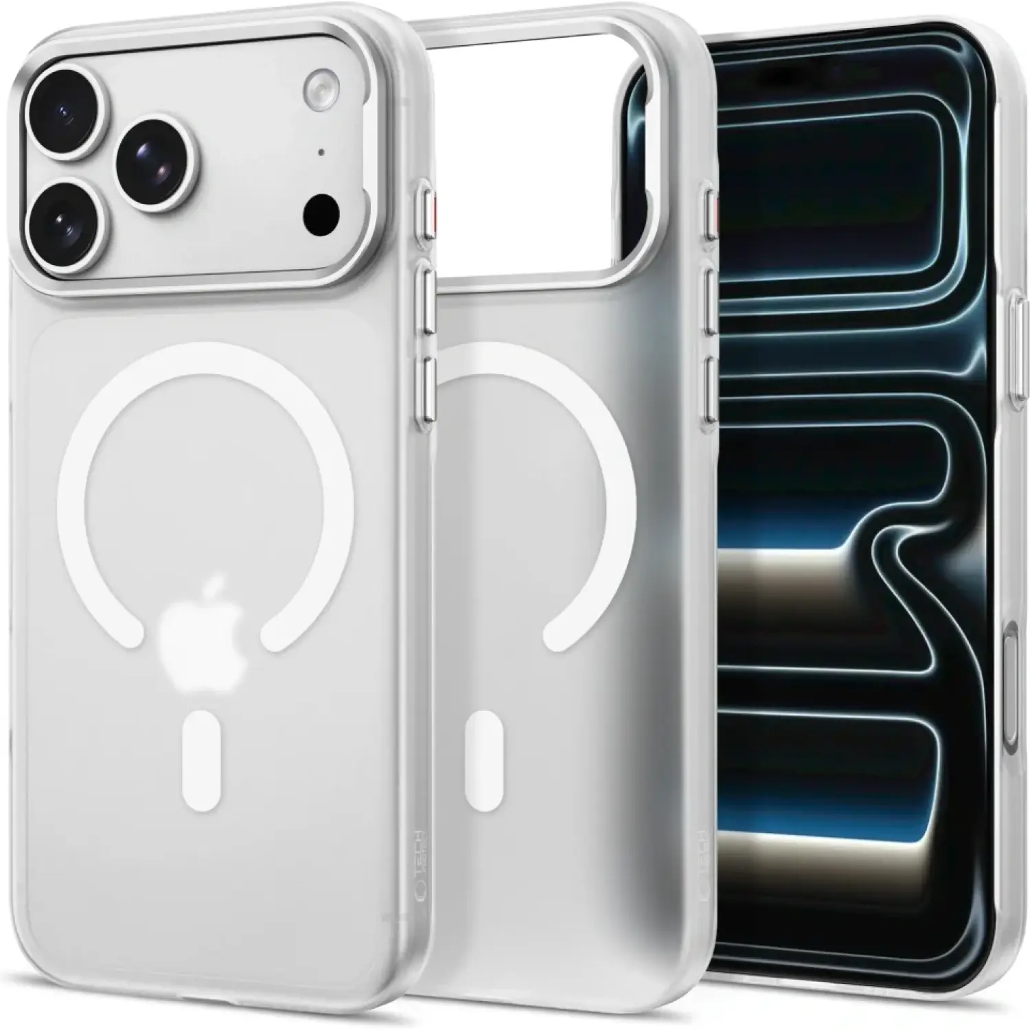 Θήκη iPhone 18 Pro Max / 17 Pro Max Tech-Protect MagZero Ημιδιάφανη Σκληρή με MagSafe Matte White