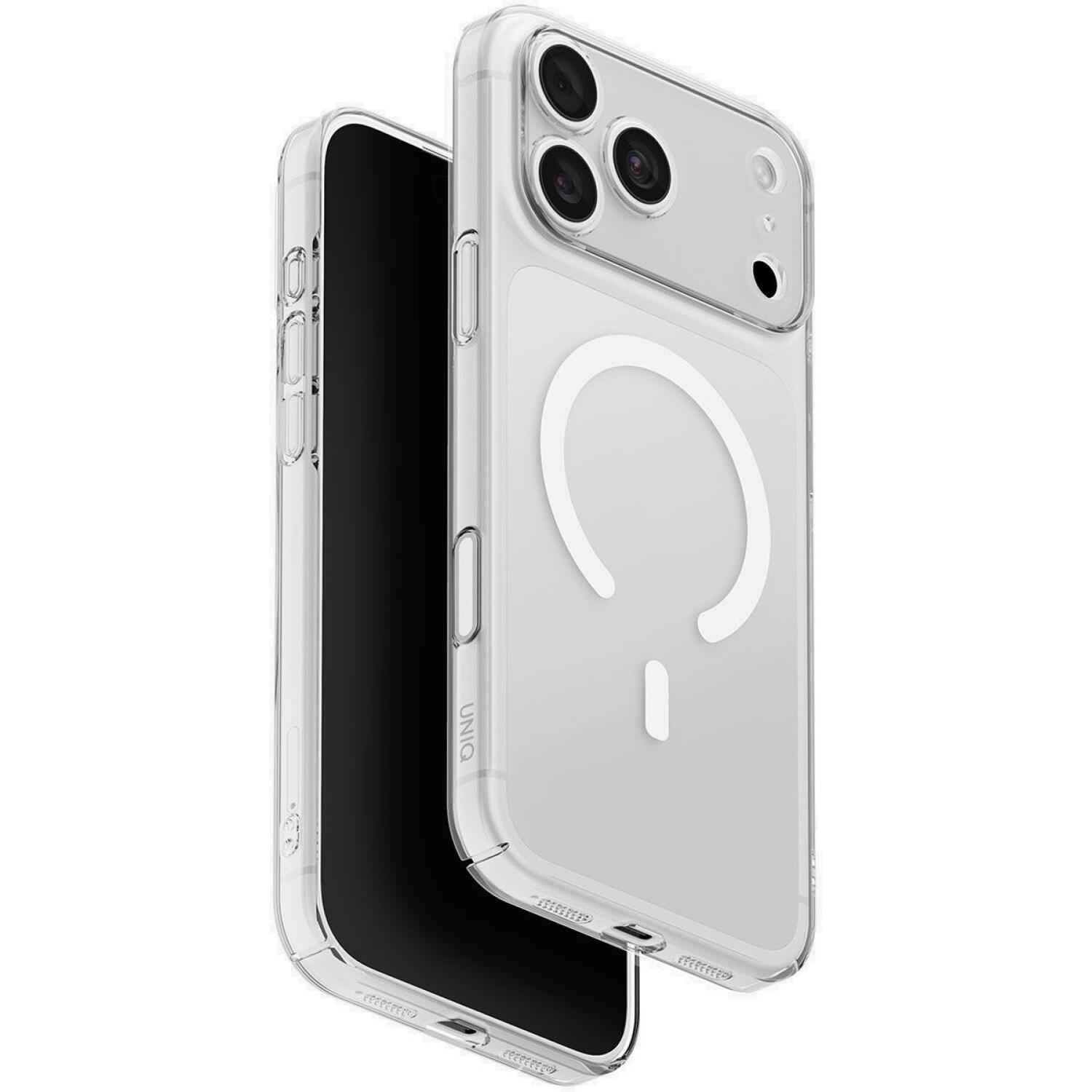 Θήκη iPhone 18 Pro Max / 17 Pro Max Uniq AirSuit Ultra Slim MagClick Σκληρή με MagSafe 1.3mm Glossy Clear 
