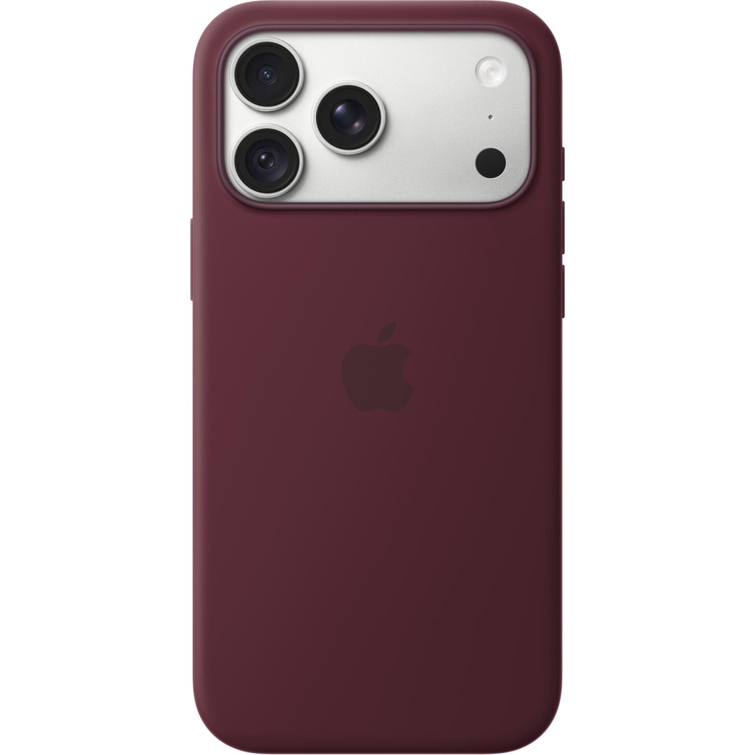Θήκη iPhone 18 Pro Max Official Apple Silicone Case Σιλικόνης με MagSafe Burgundy