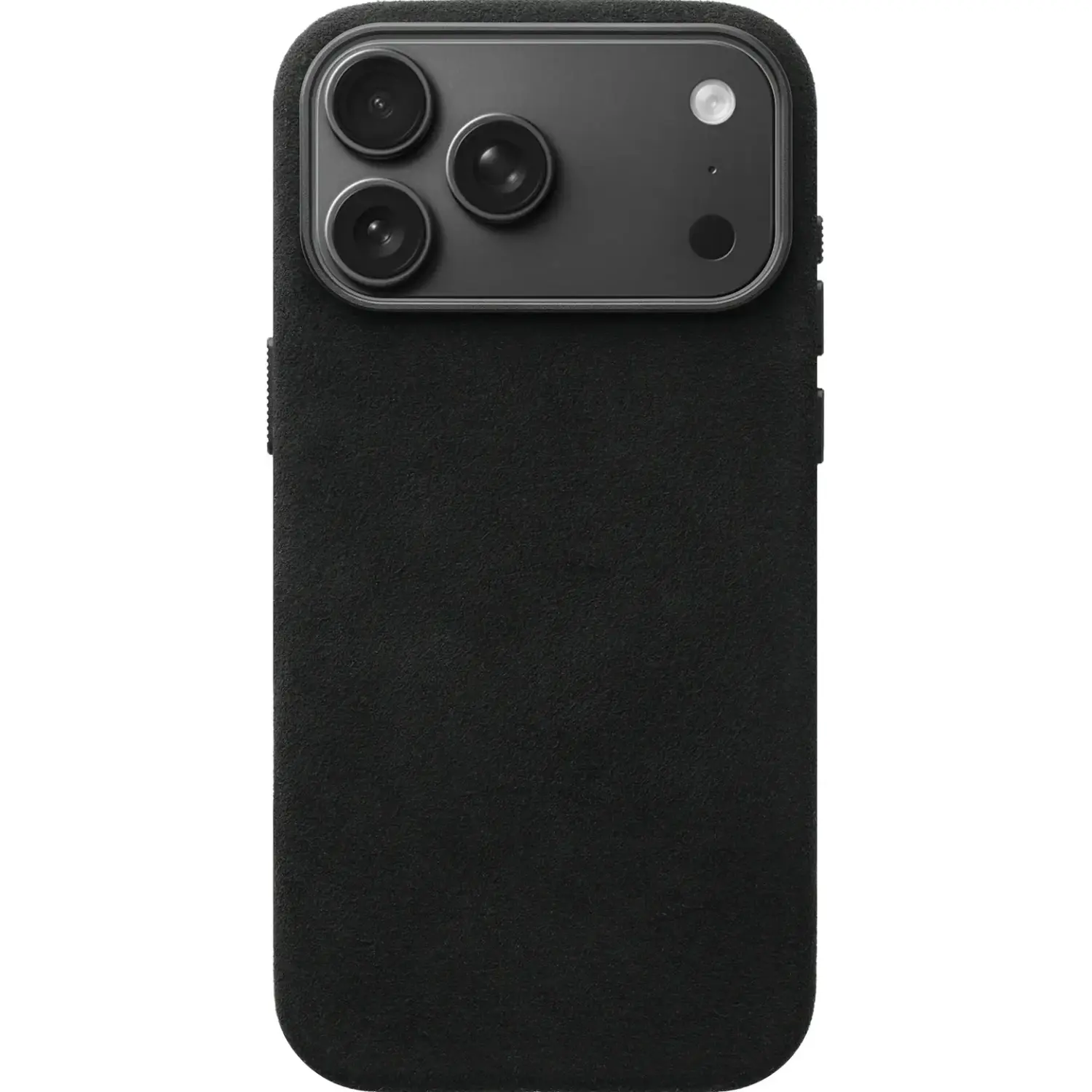 Θήκη iPhone 18 Pro Max Rosso Avanti Back Cover από Premium Alcantara με MagSafe Dark Grey